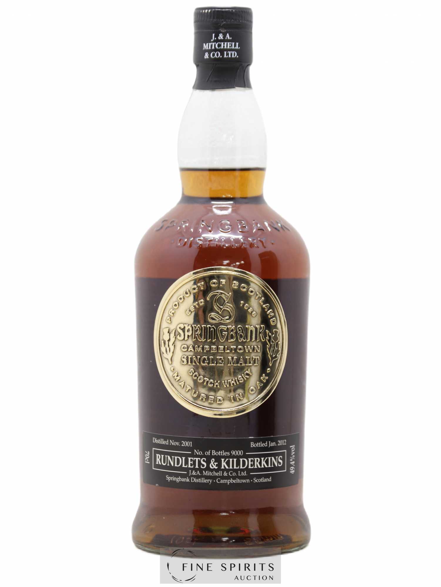 Springbank 2001 Of. Rundlets & Kilderkins One of 9000 - bottled 2012 - Posten von 1 Flasche - 1