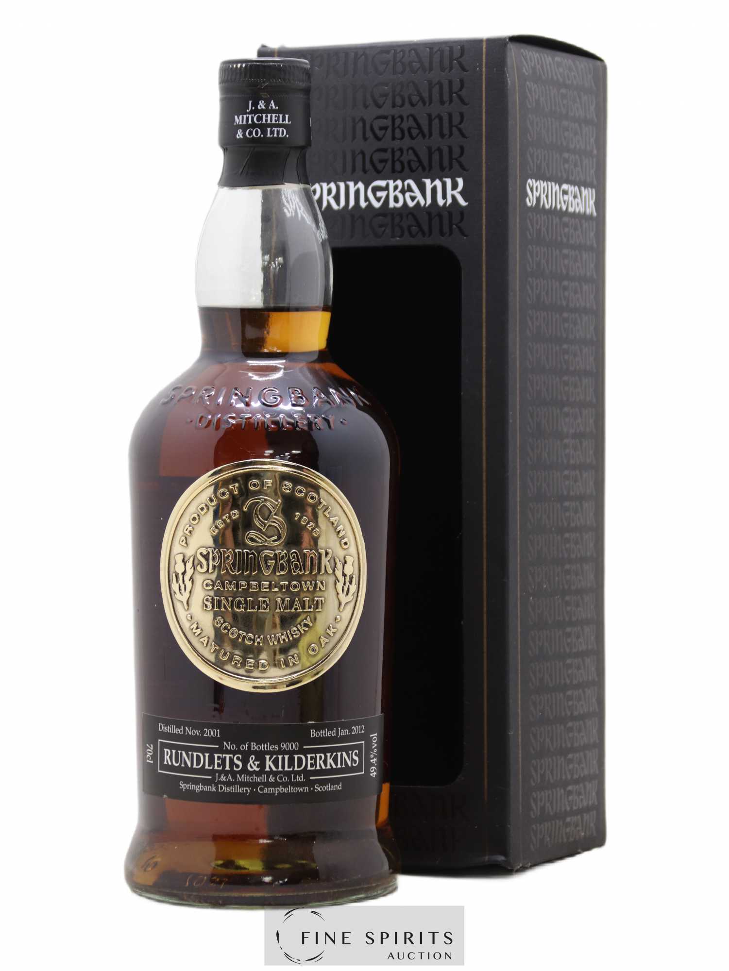 Springbank 2001 Of. Rundlets & Kilderkins One of 9000 - bottled 2012 - Posten von 1 Flasche - 0