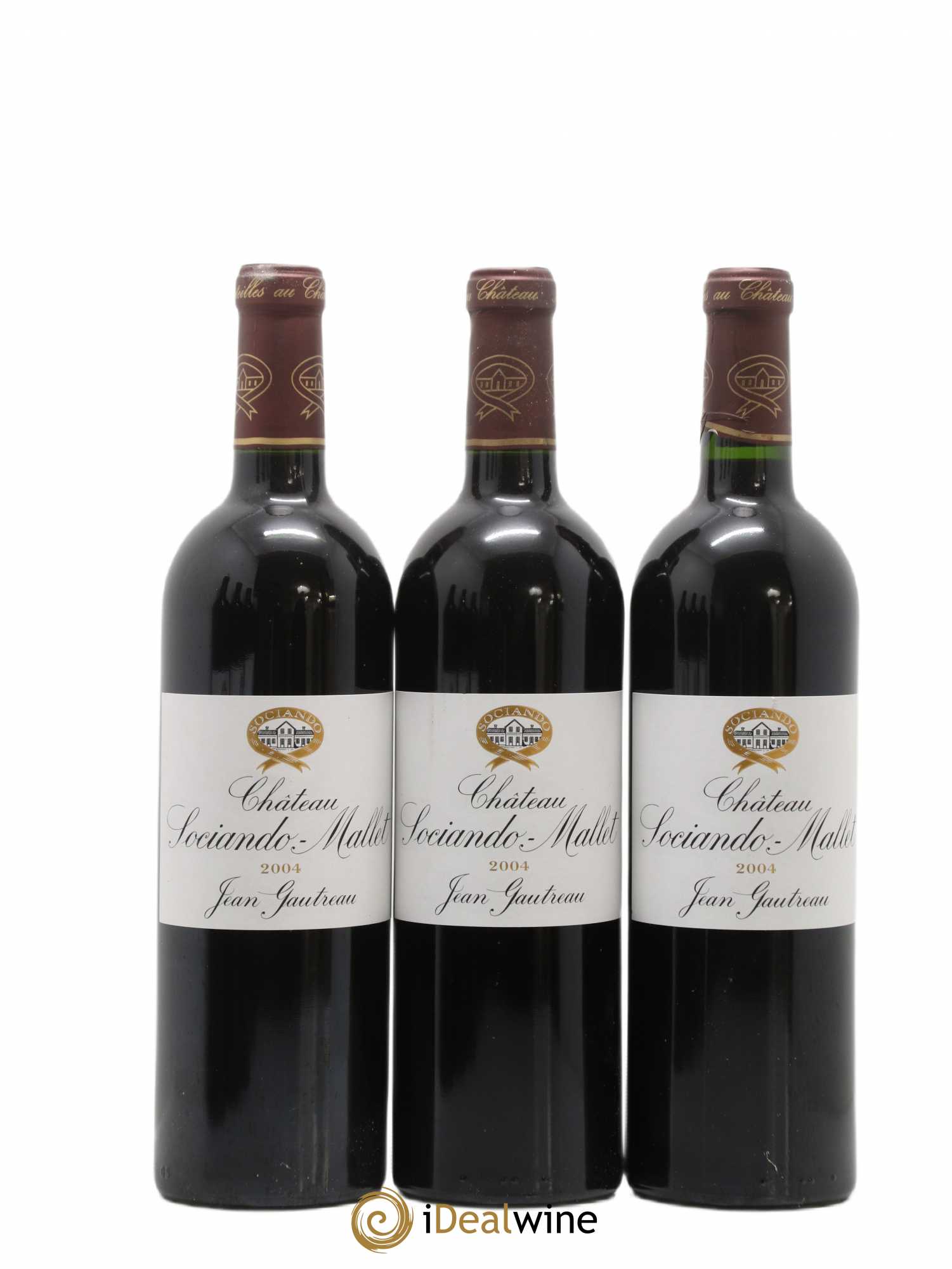 Château Sociando Mallet 2004 - Lot de 6 bouteilles - 1
