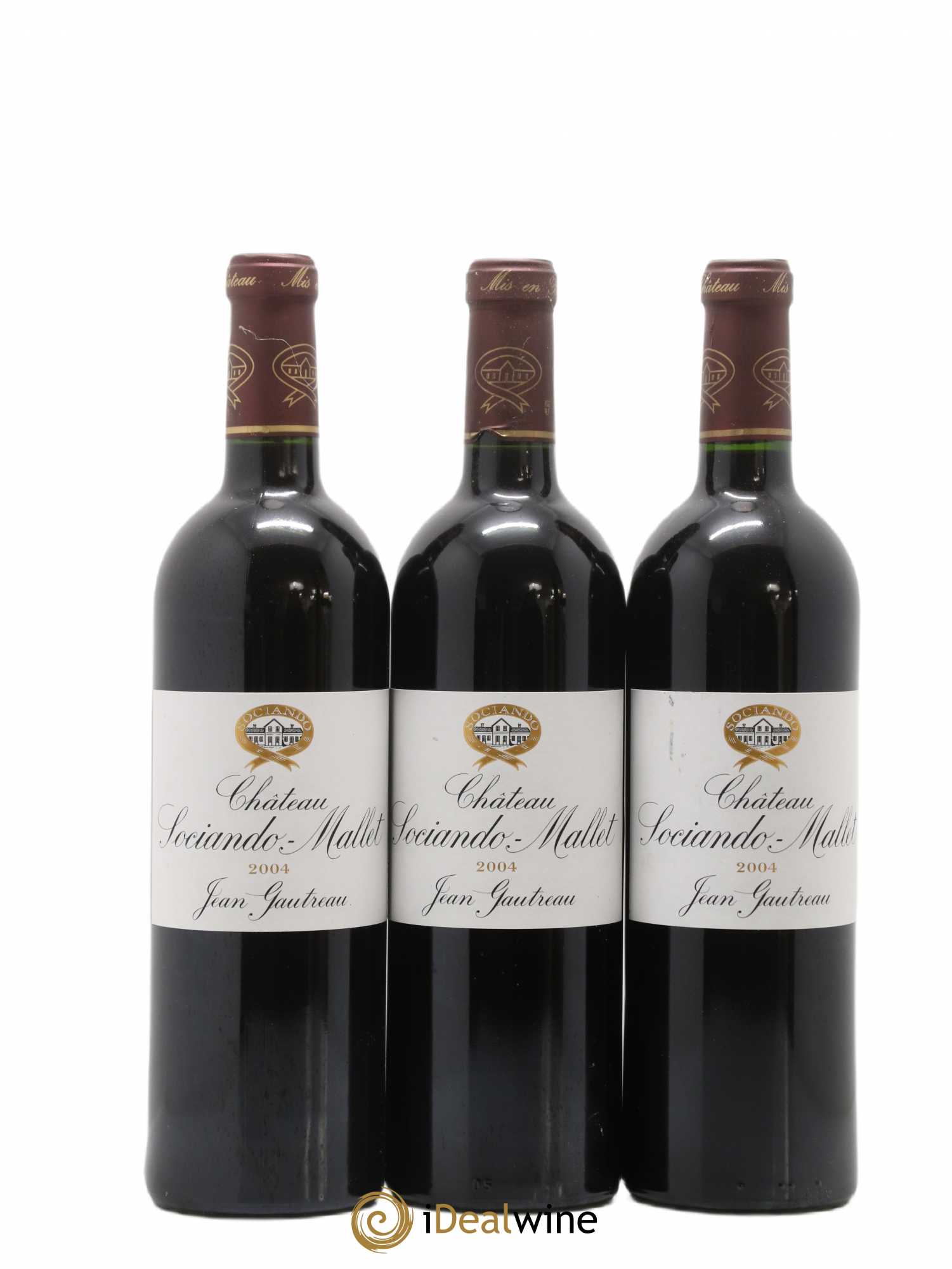 Château Sociando Mallet 2004 - Lot de 6 bouteilles - 2