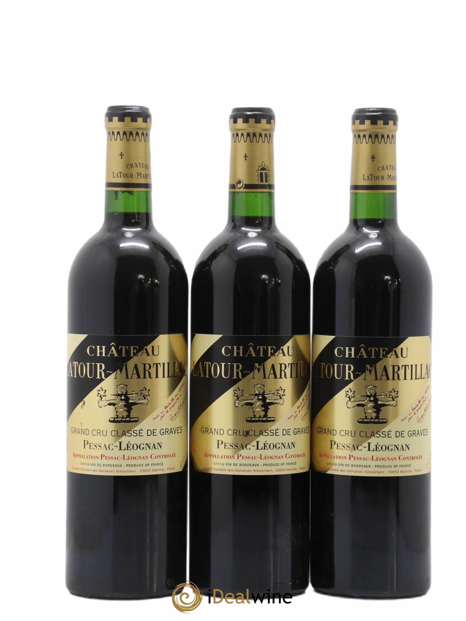 Château Latour-Martillac Cru Classé de Graves 2001 - Lot de 12 bouteilles - 4