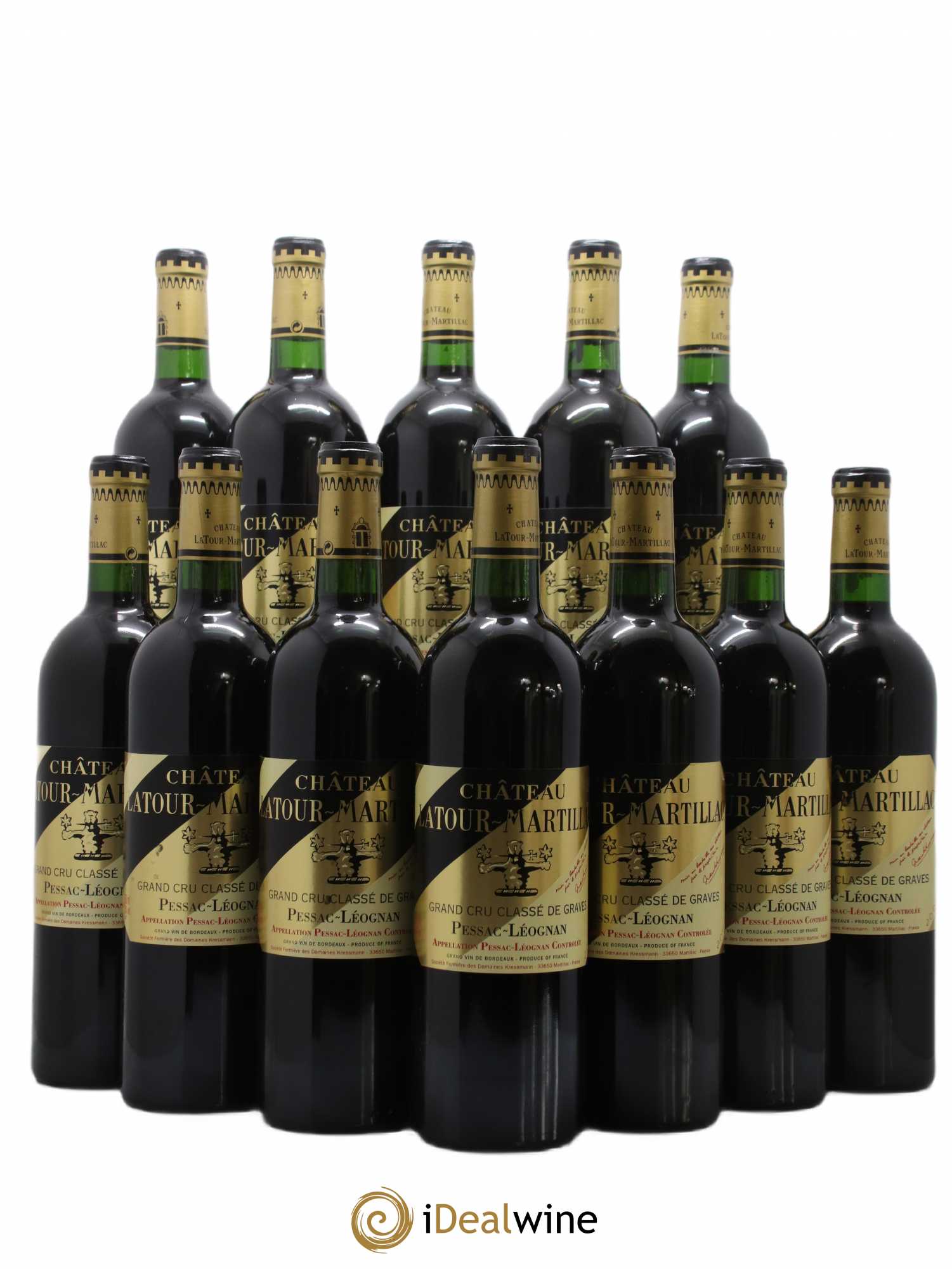 Château Latour-Martillac Cru Classé de Graves 2001 - Lot de 12 bouteilles - 0