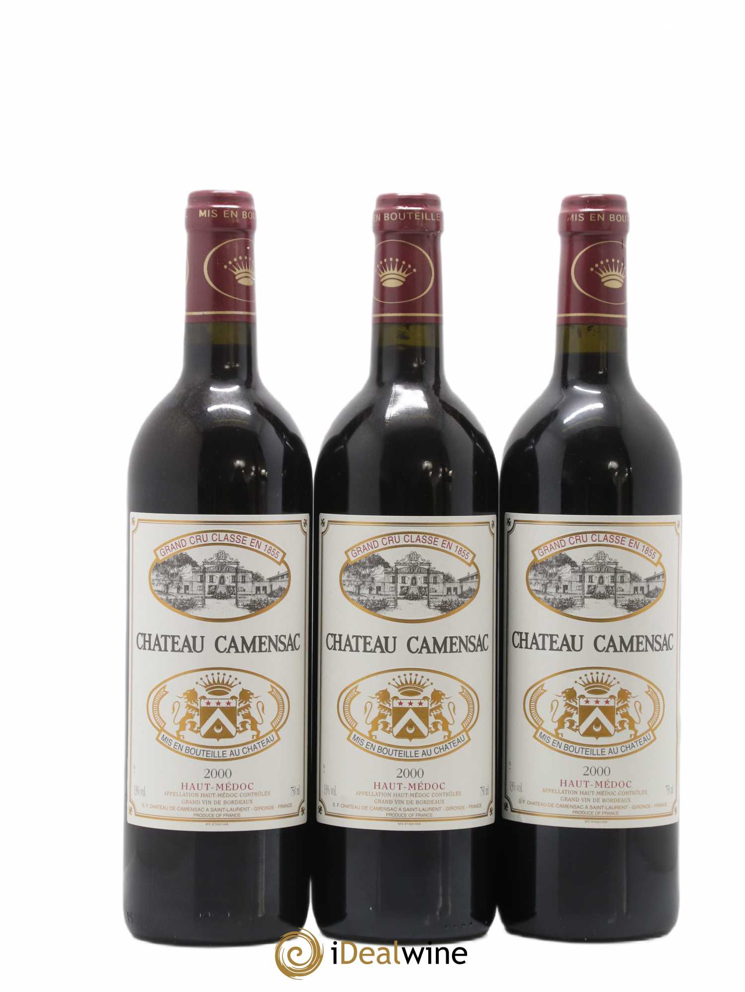 Château Camensac 5ème Grand Cru Classé 2000 - Lot de 12 bouteilles - 4