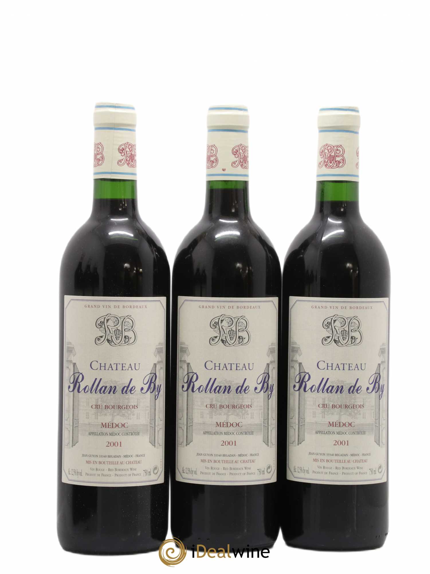 Château Rollan de By Cru Bourgeois 2001 - Lot de 12 bouteilles - 3