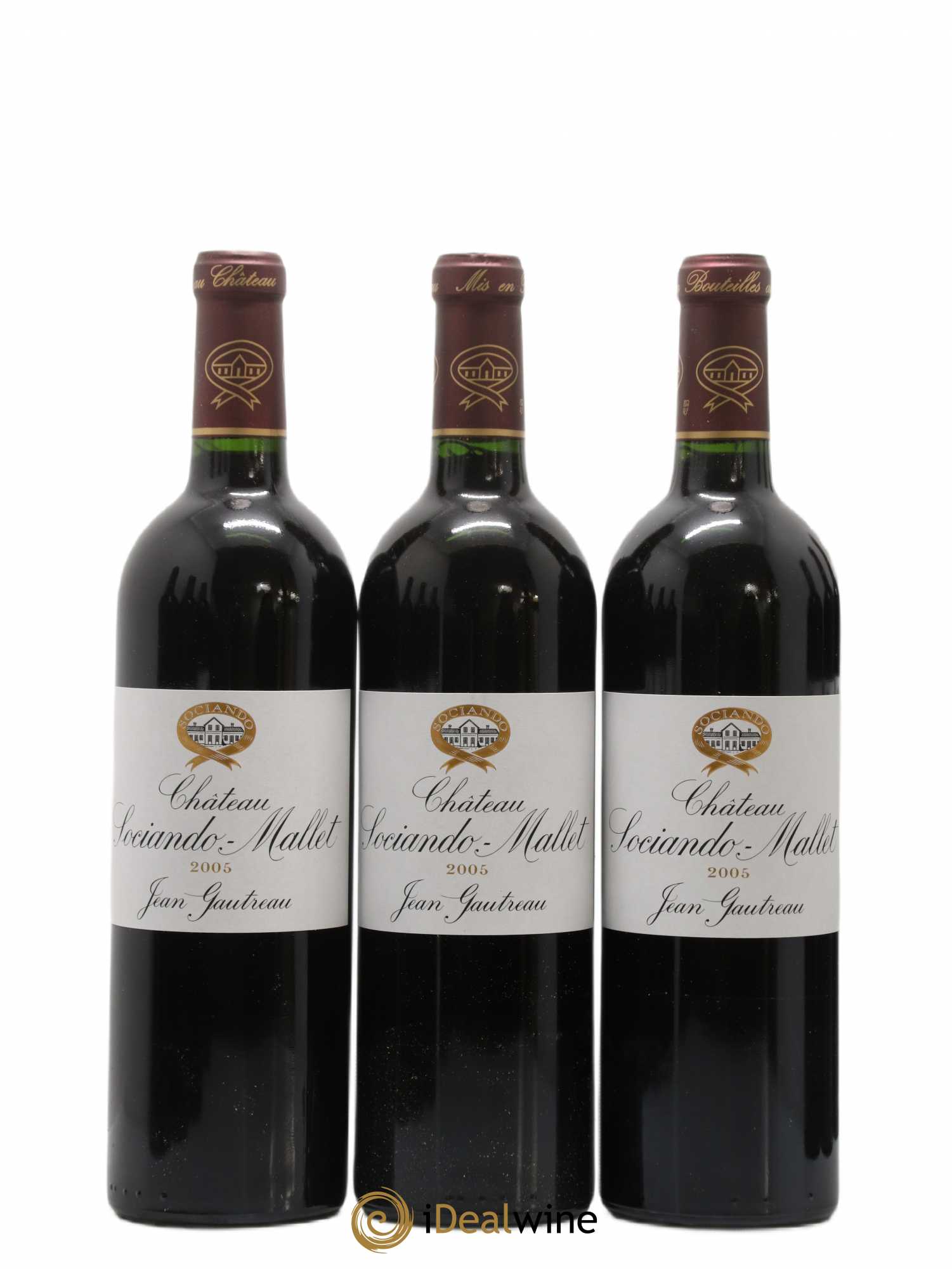 Château Sociando Mallet 2005 - Lot de 12 bouteilles - 2