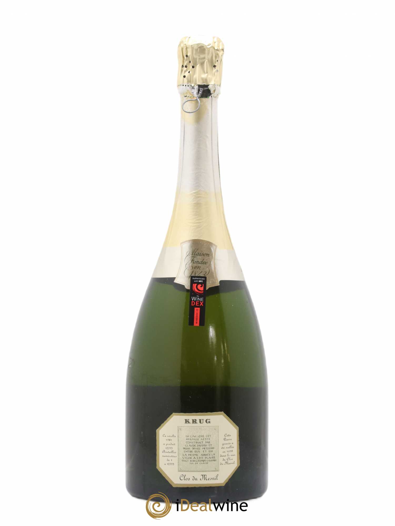 Clos du Mesnil Krug 1981 - Lot de 1 bouteille - 1