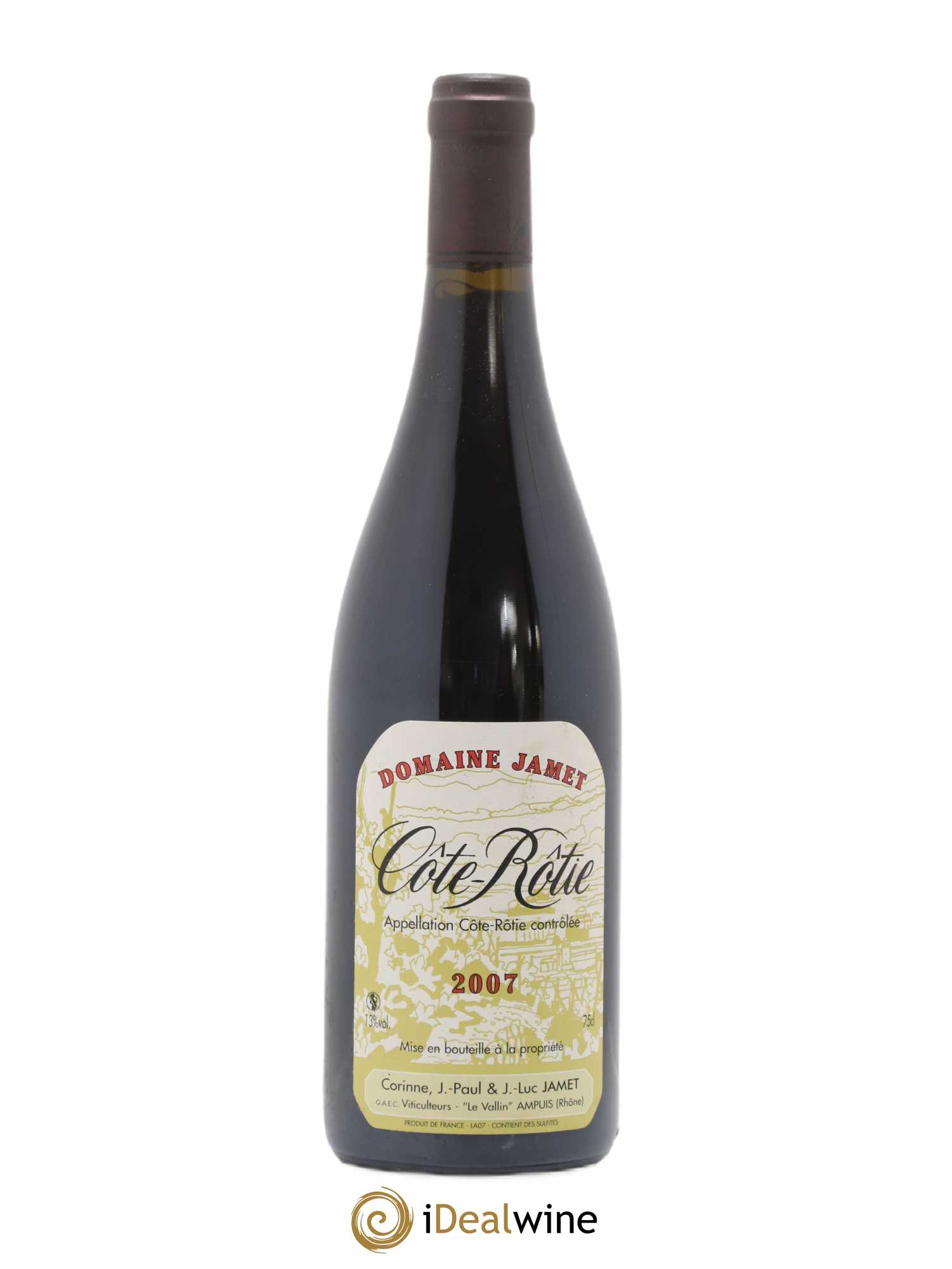 Côte-Rôtie Jamet (Domaine) 2007 - Lot de 1 bouteille - 0