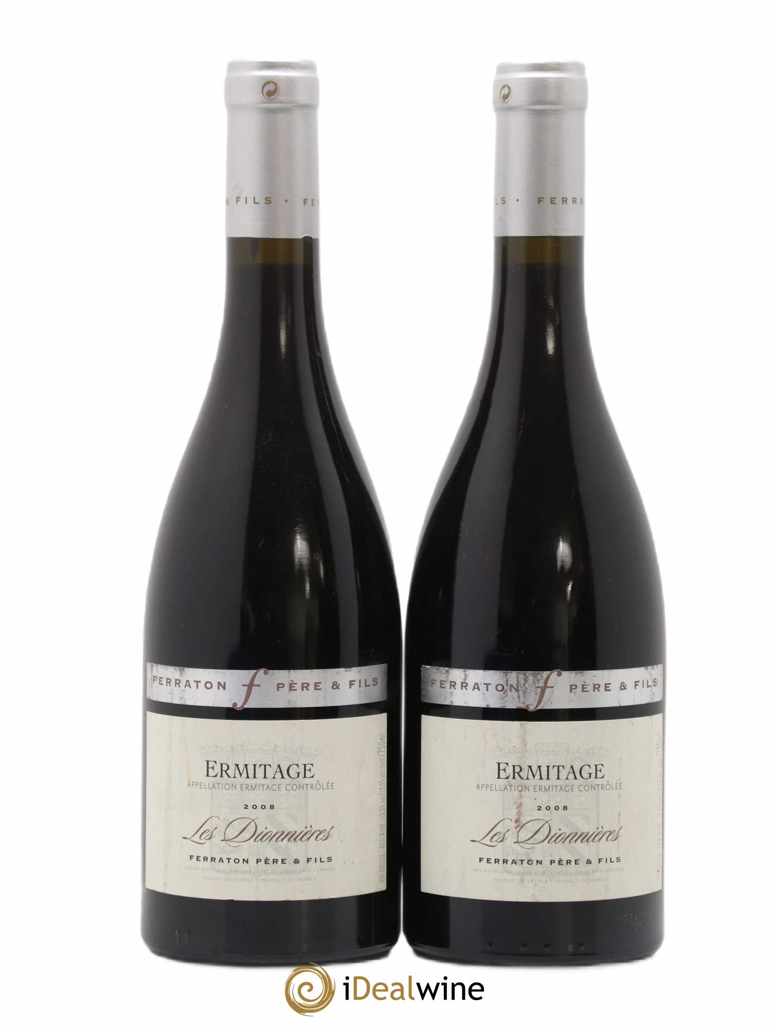 Hermitage Les Dionnières Domaine Ferraton 2008 - Posten von 2 Flaschen - 0