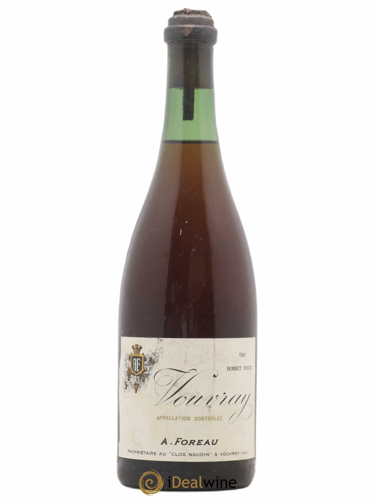 Vouvray Bonnet Rouge Clos Naudin Domaine Philippe Foreau 1947 - Lotto di 1 bottiglia - 0
