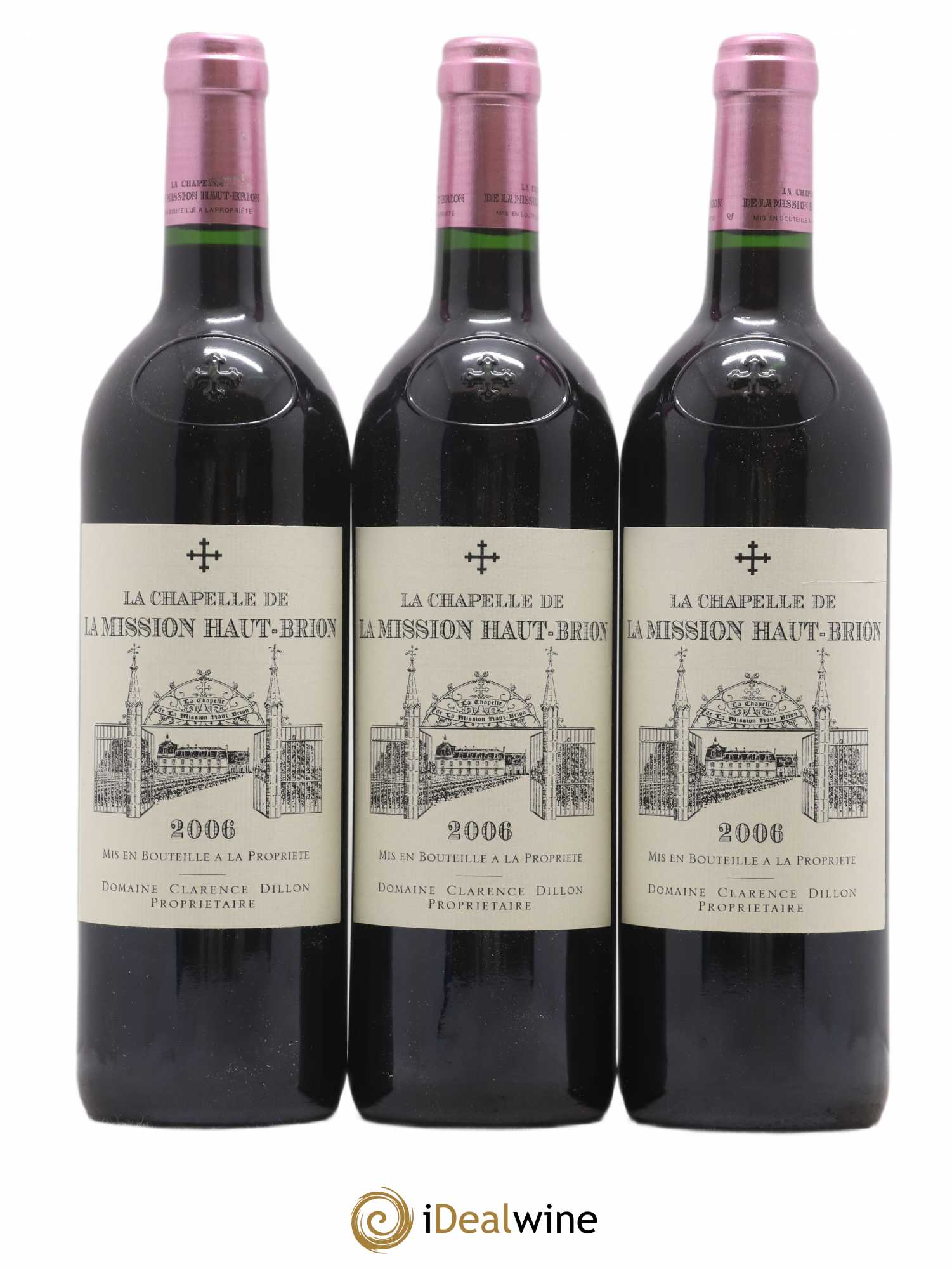 La Chapelle de La Mission Haut-Brion Second Vin (sans prix de réserve) 2006 - Lot de 3 bouteilles - 0