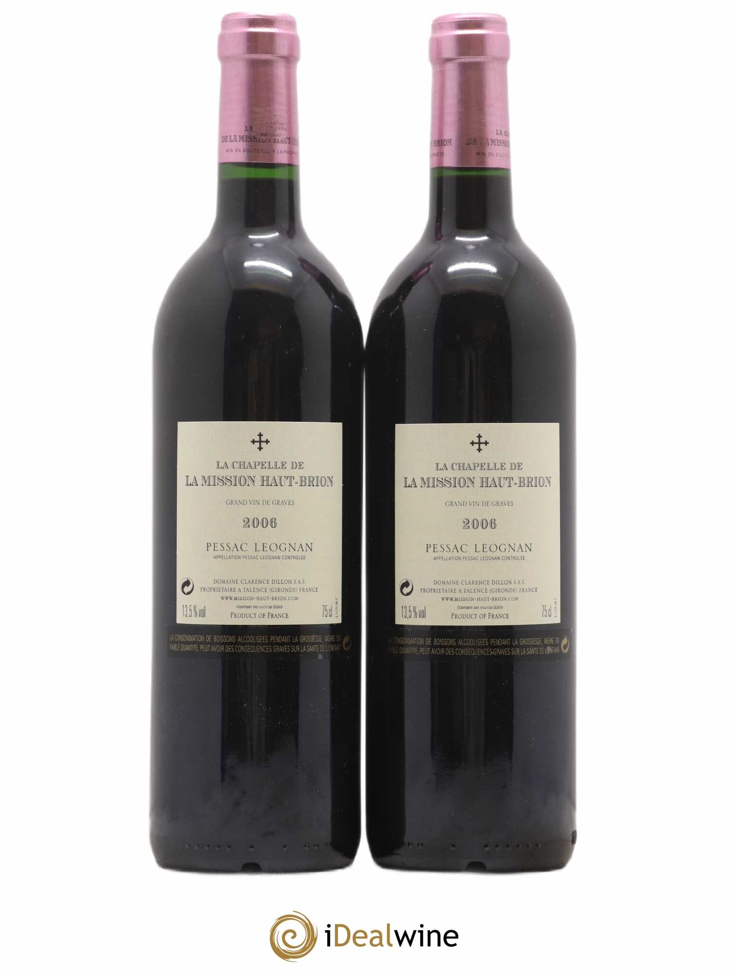 La Chapelle de La Mission Haut-Brion Second Vin 2006 - Lot de 2 bouteilles - 1