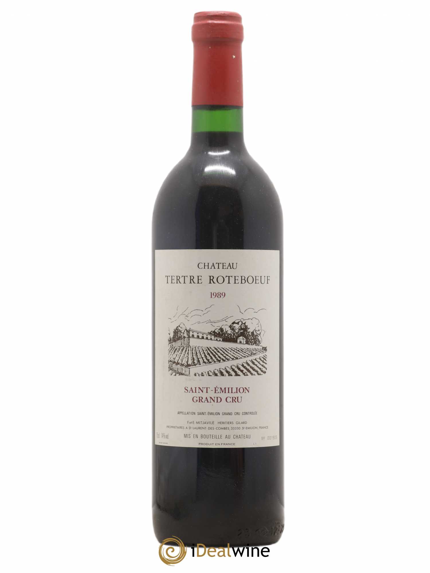 Château Tertre Roteboeuf 1989 - Posten von 1 Flasche - 0