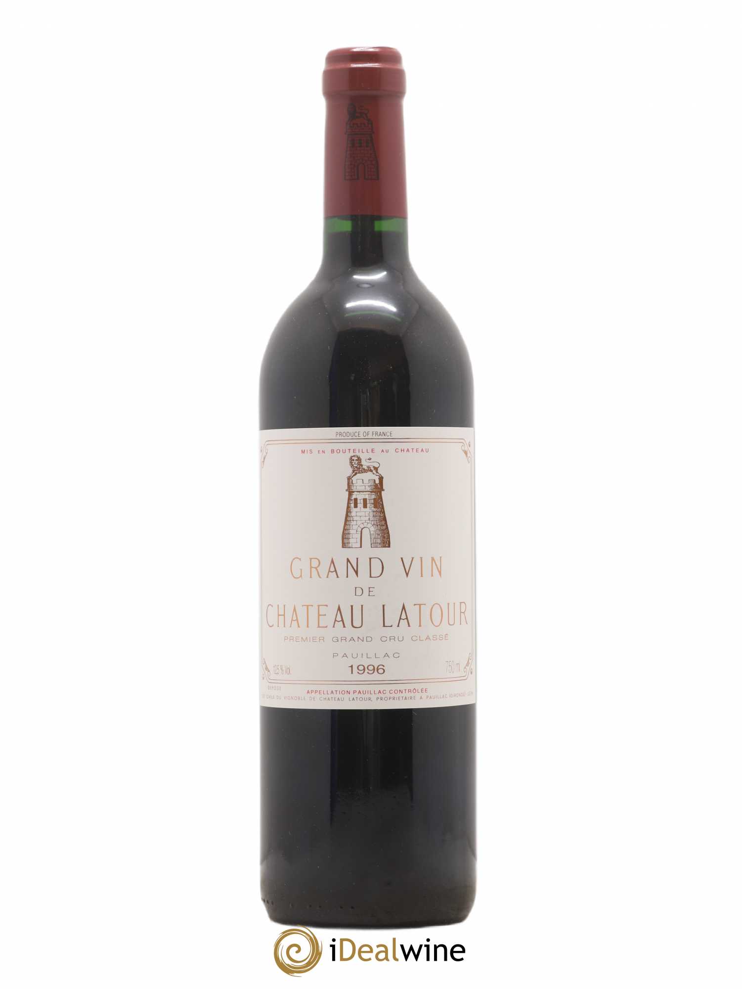 Château Latour 1er Grand Cru Classé 1996 - Lot de 1 bouteille - 0