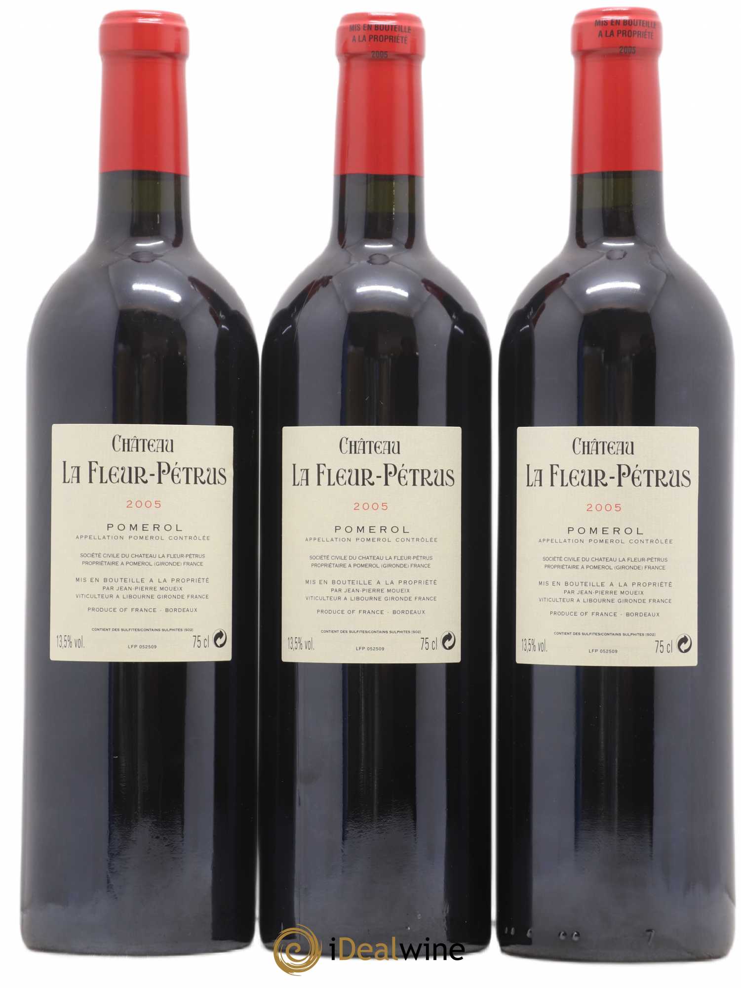 Château la Fleur Petrus 2005 - Lot de 3 bouteilles - 1