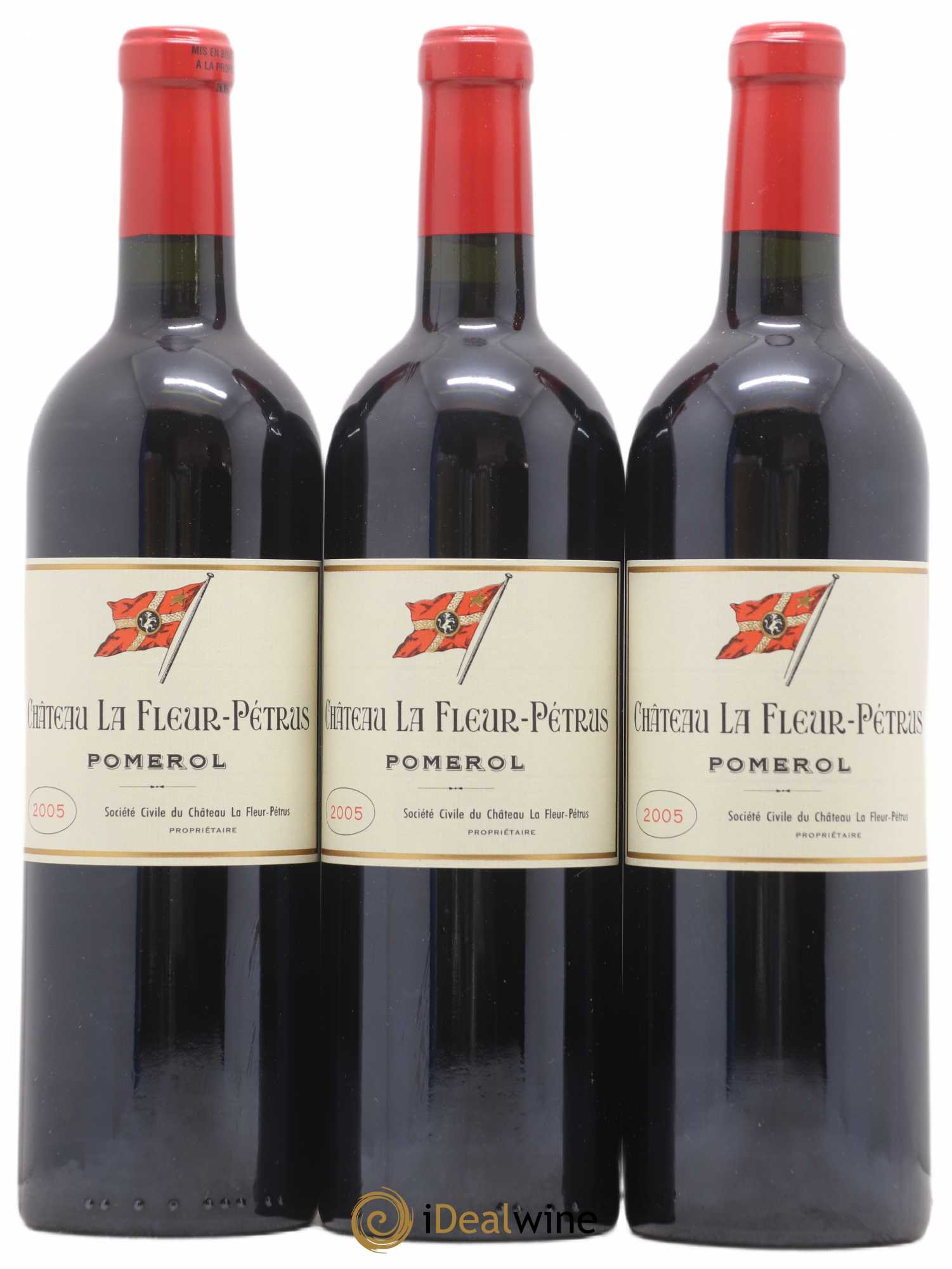 Château la Fleur Petrus 2005 - Lot de 3 bouteilles - 0