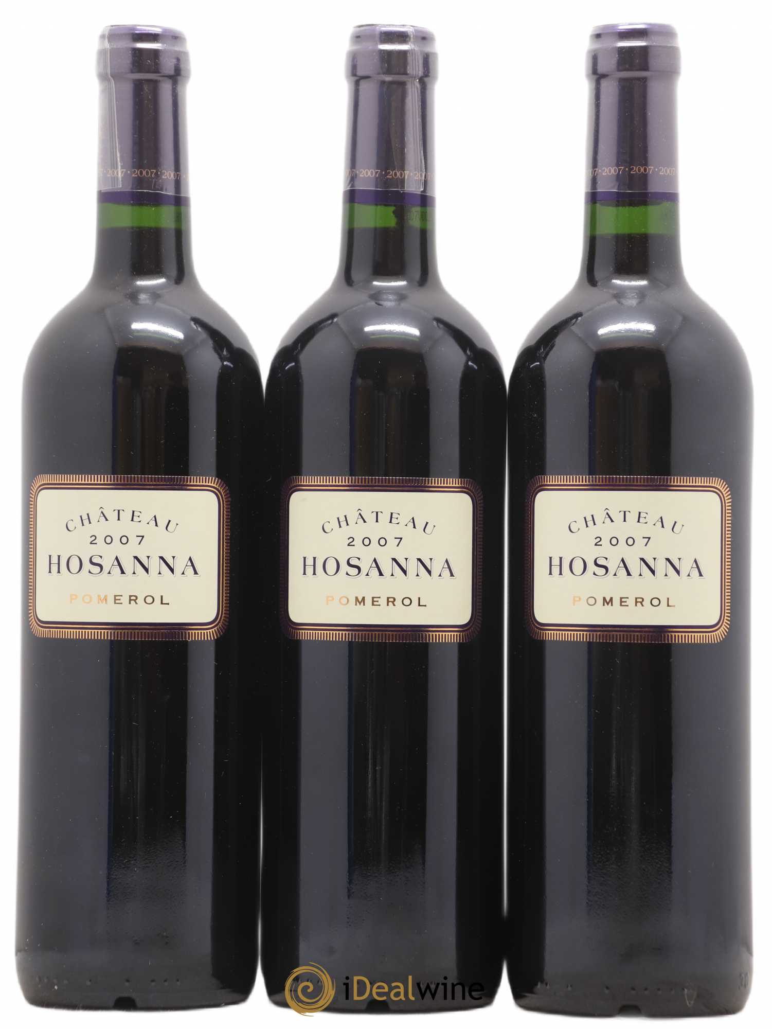 Château Hosanna 2007 - Lot de 3 bouteilles - 0