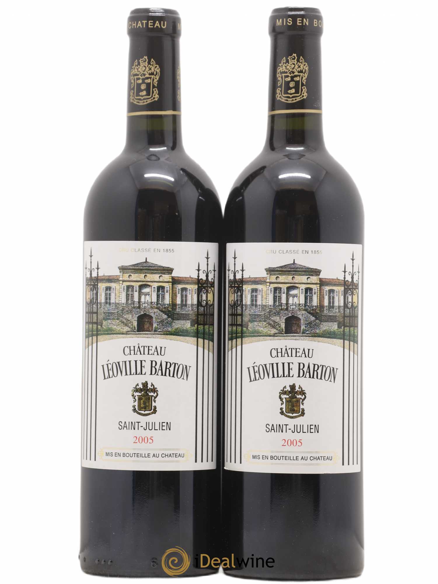 Château Léoville Barton 2ème Grand Cru Classé 2005 - Lot de 2 bouteilles - 0