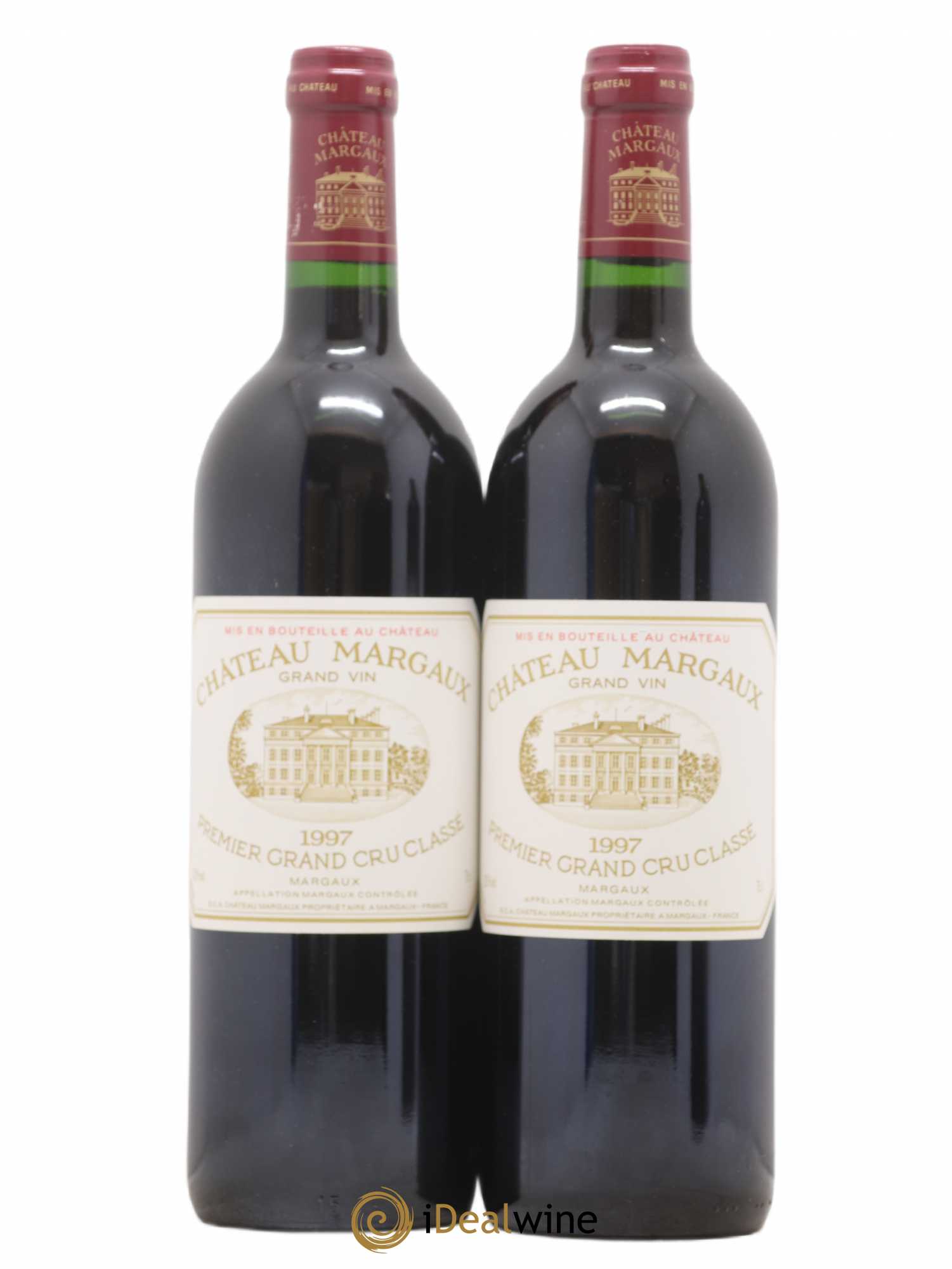 Château Margaux 1er Grand Cru Classé 1997 - Lot de 2 bouteilles - 0