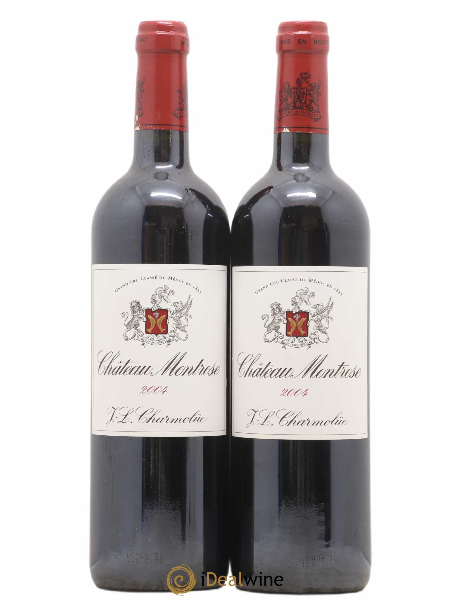 Château Montrose 2ème Grand Cru Classé 2004 - Lot de 2 bouteilles - 0