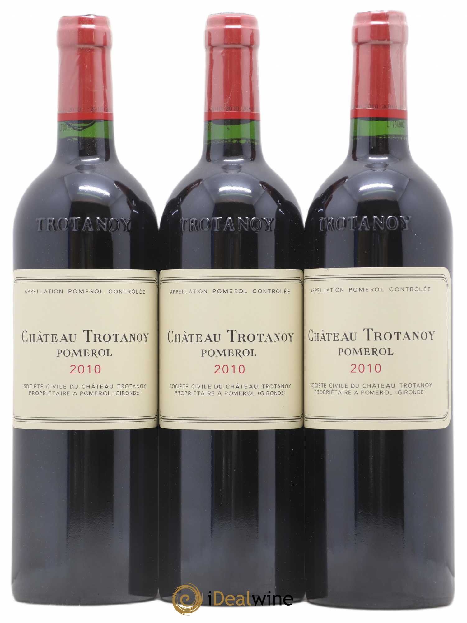 Château Trotanoy 2010 - Lot de 3 bouteilles - 0