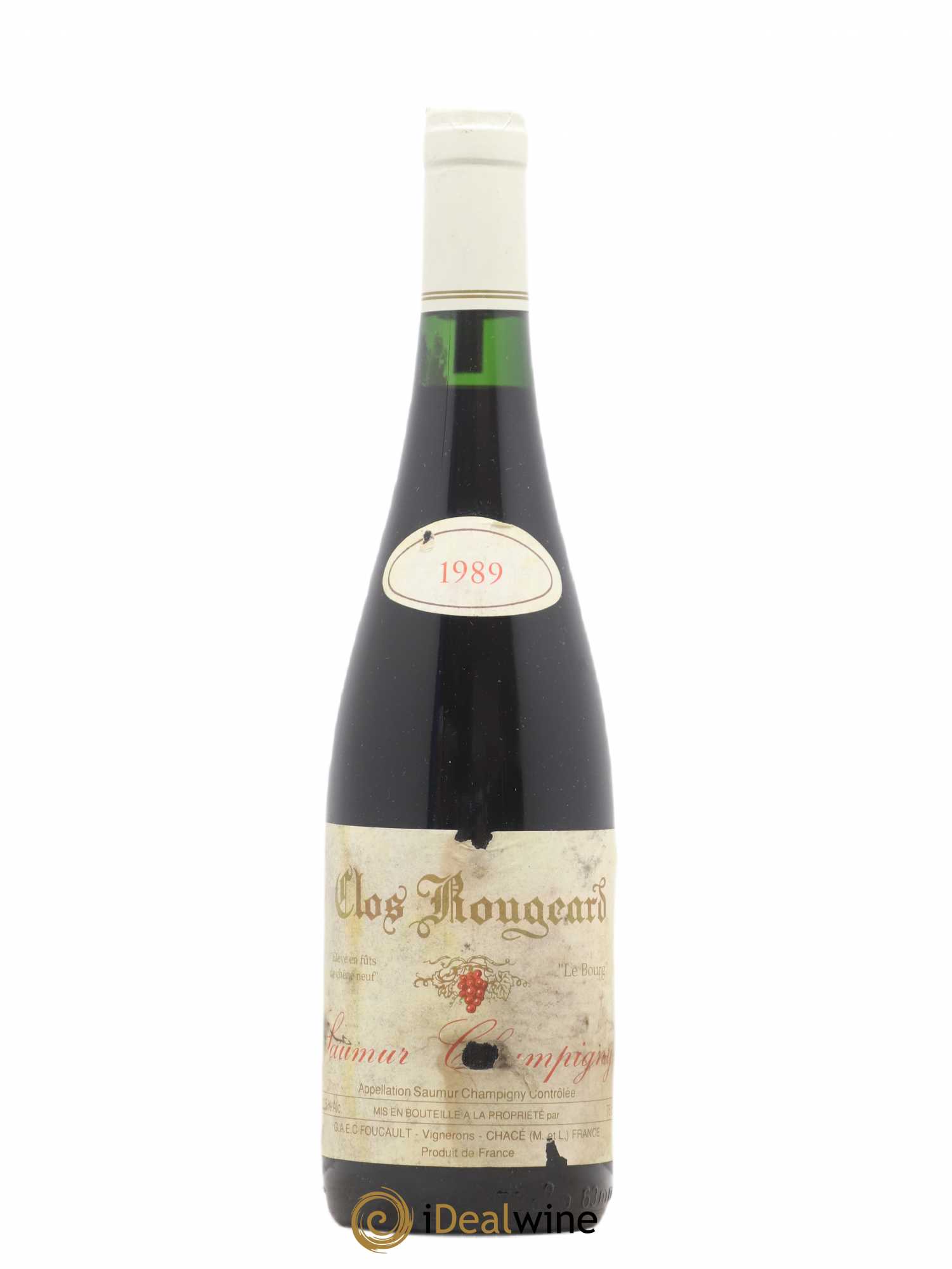 Saumur-Champigny Le Bourg Clos Rougeard 1989 - Lot de 1 bouteille - 0