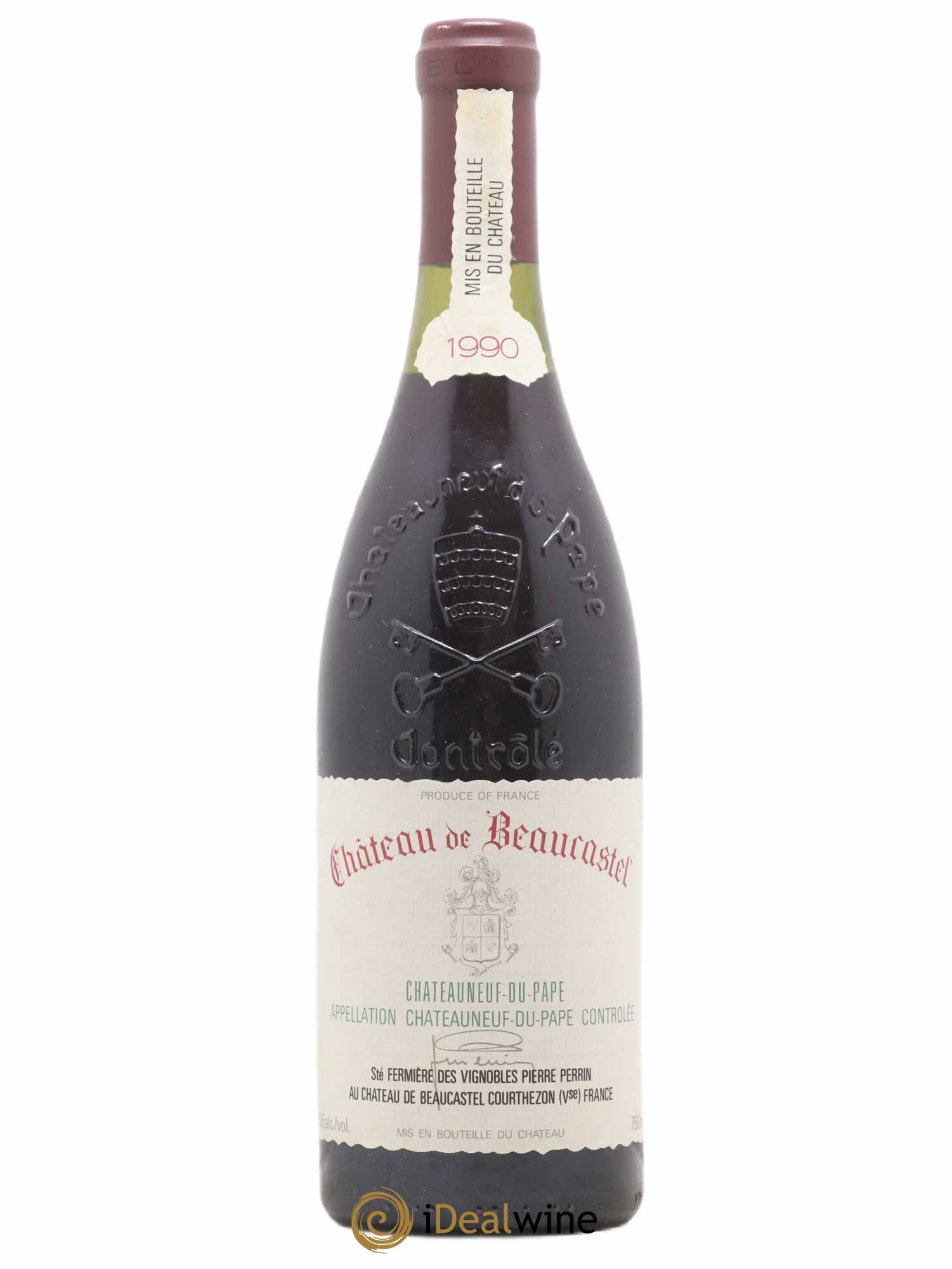 Châteauneuf-du-Pape Château de Beaucastel Famille Perrin 1990 - Lot de 1 bouteille - 0