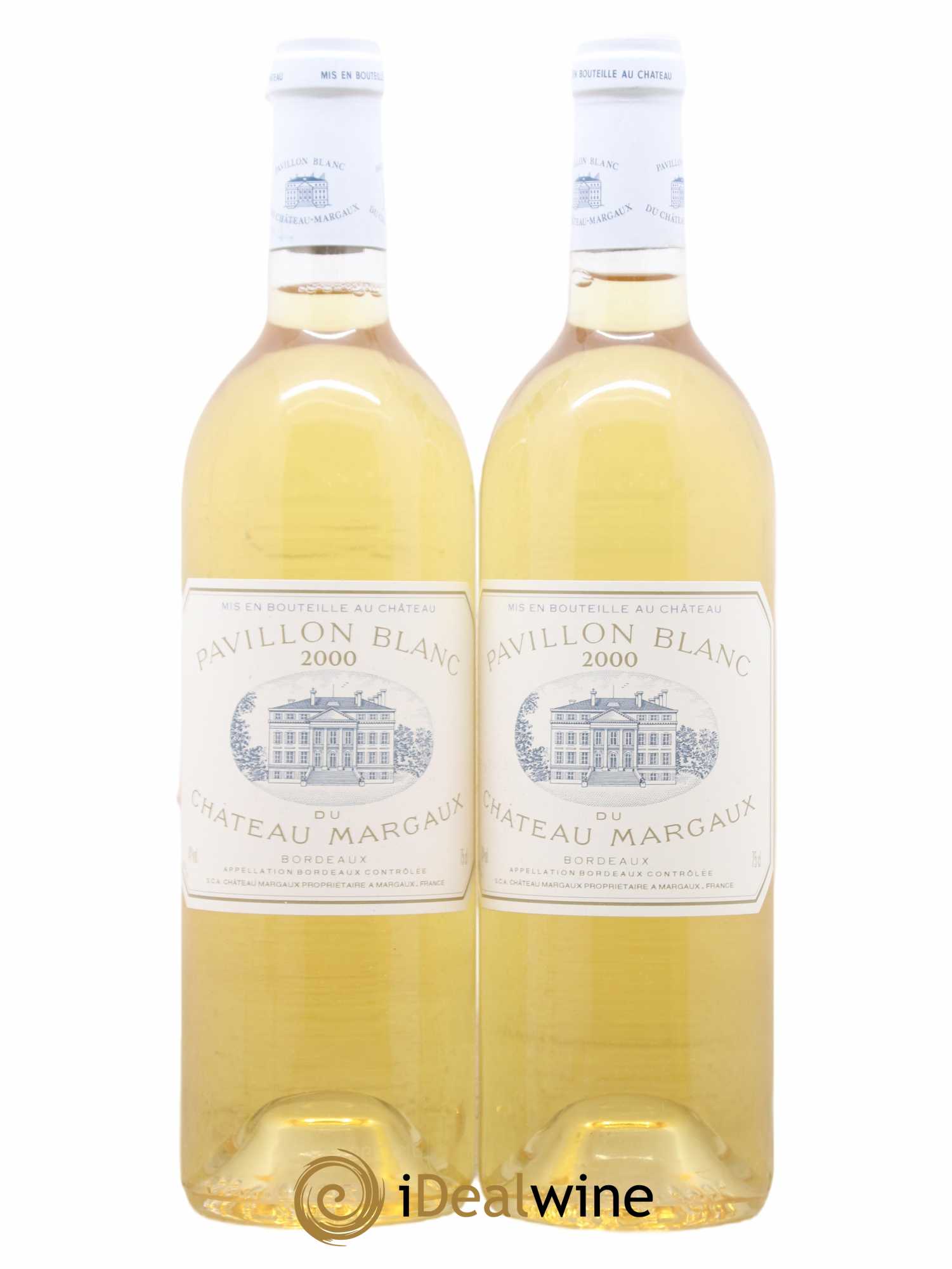 Pavillon Blanc du Château Margaux 2000 - Lot de 2 bouteilles - 0