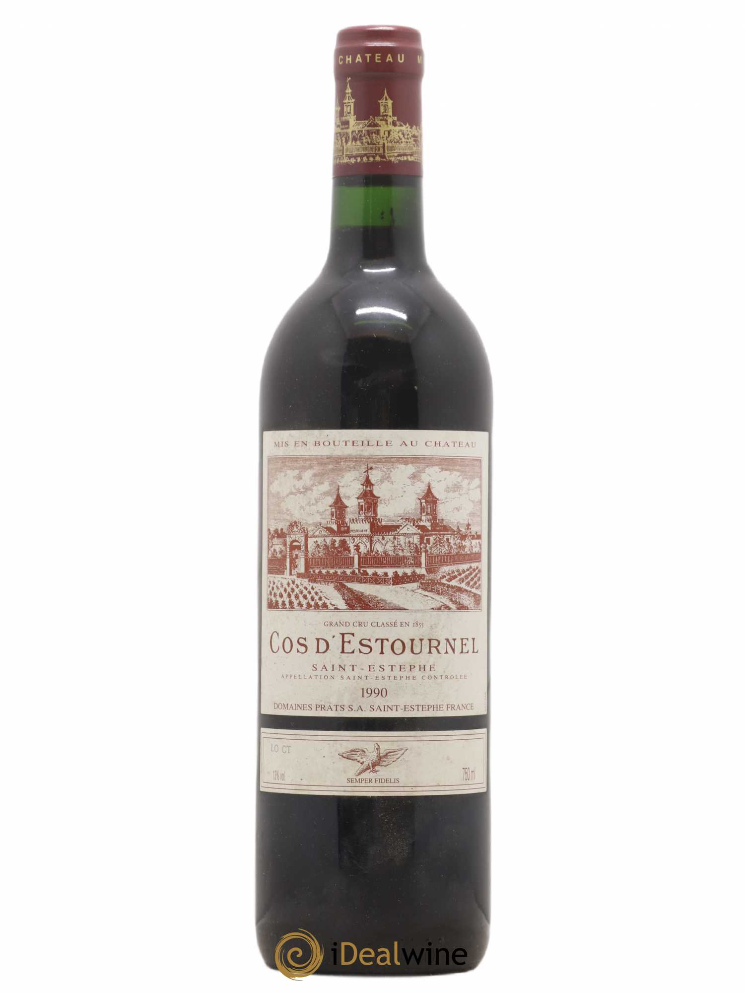 Cos d'Estournel 2ème Grand Cru Classé 1990 - Lot de 1 bouteille - 0