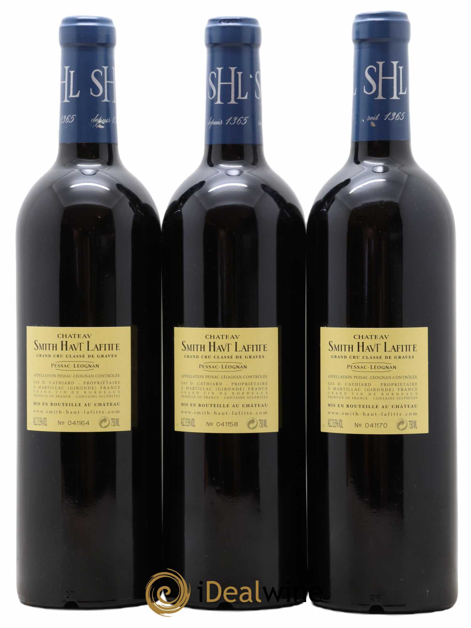 Château Smith Haut Lafitte Cru Classé de Graves 2005 - Lot of 3 bottles - 1