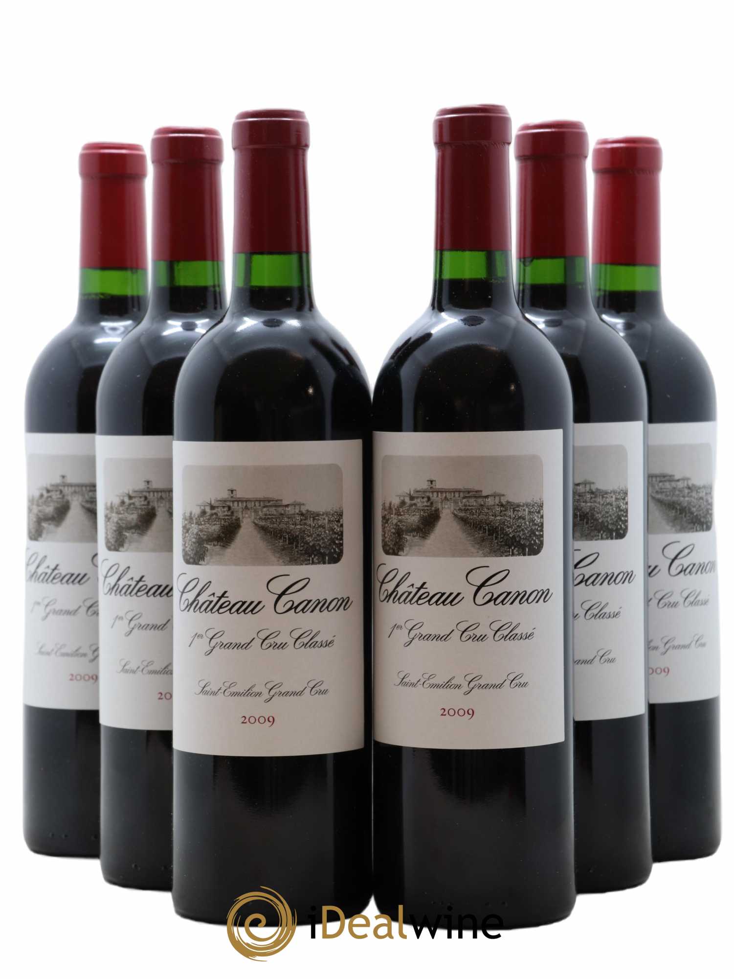 Château Canon 1er Grand Cru Classé B 2009 - Lot de 6 bouteilles - 0