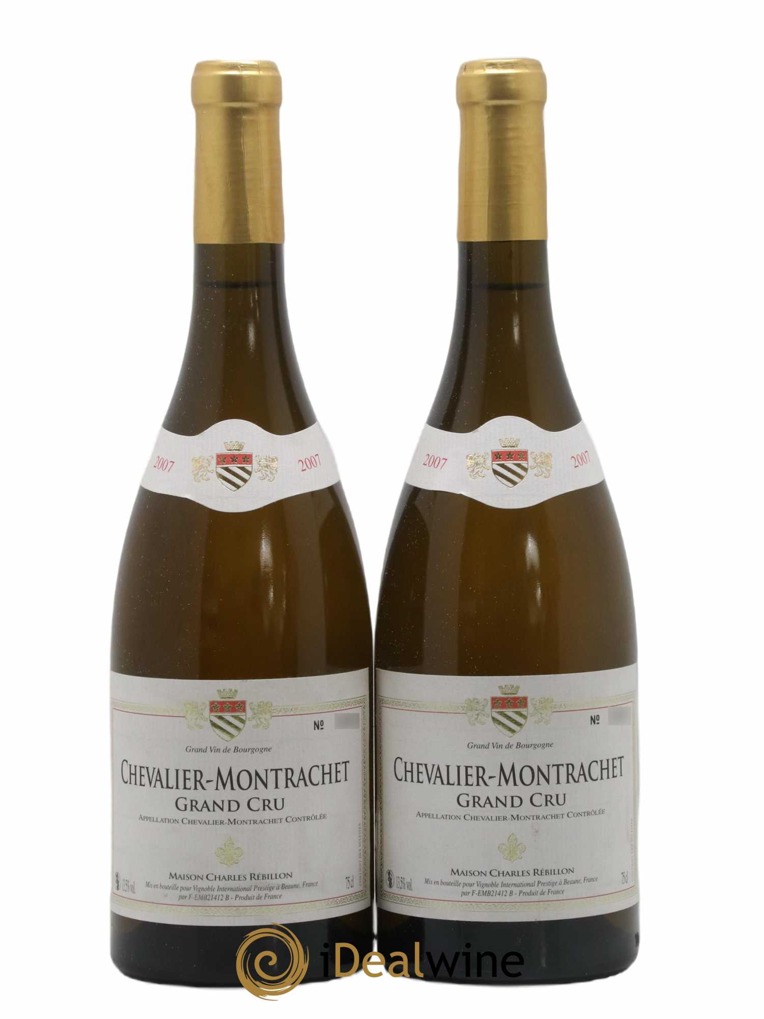 Chevalier-Montrachet Grand Cru Charles Rebillon 2007 - Lot de 2 bouteilles - 0