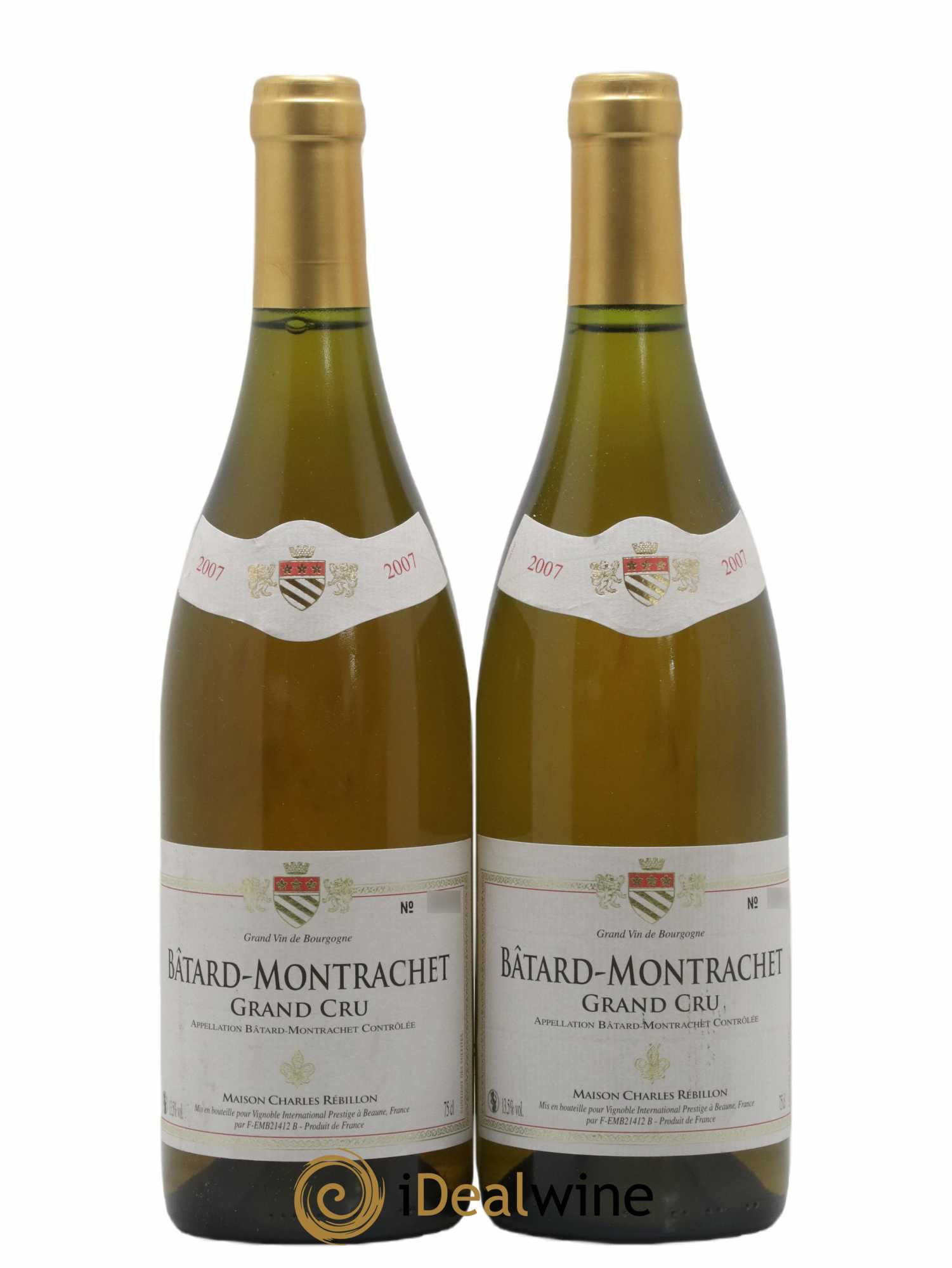 Bâtard-Montrachet Grand Cru Charles Rebillon 2007 - Lot de 2 bouteilles - 0