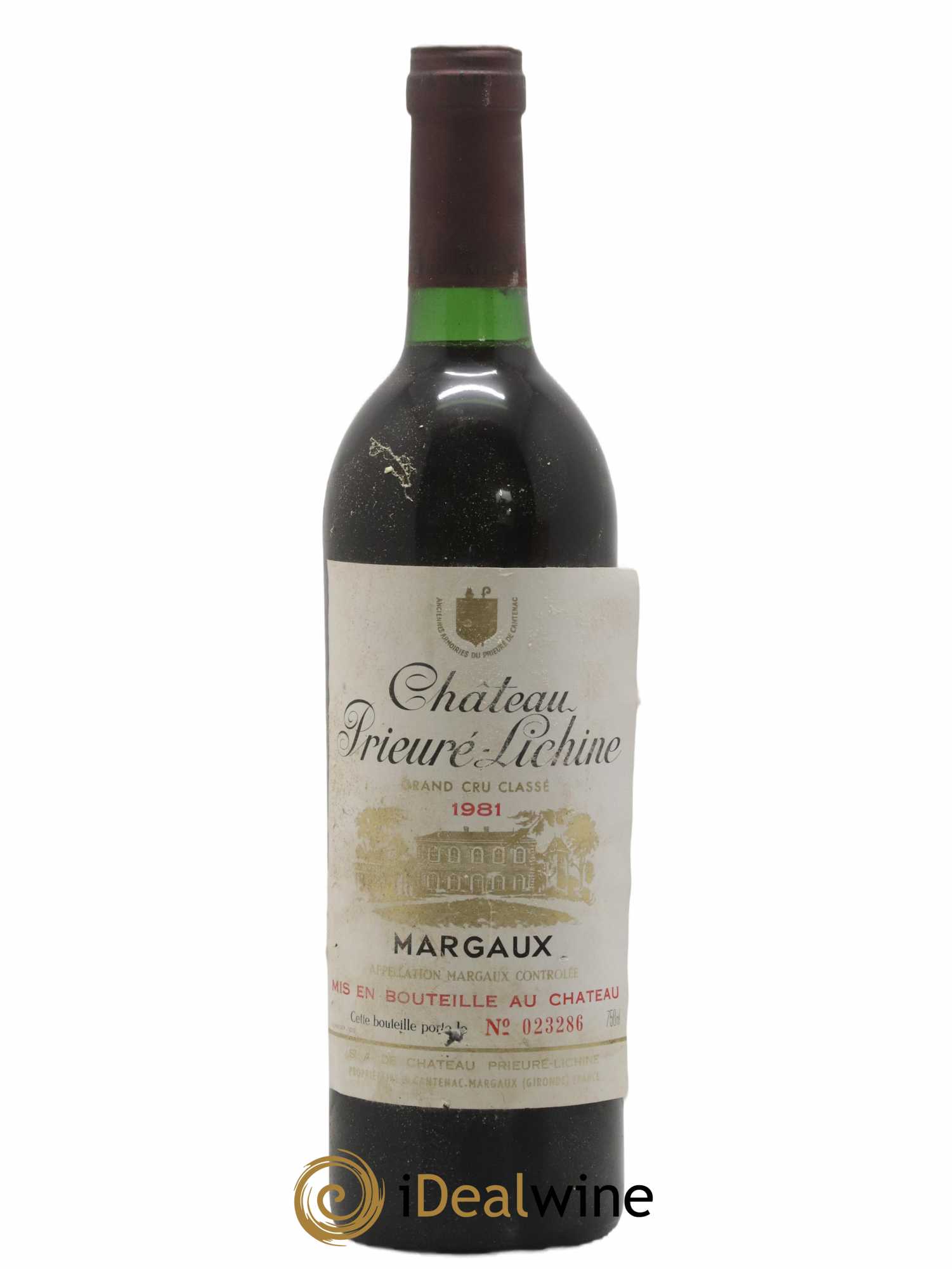 Château Prieuré Lichine 4ème Grand Cru Classé 1981 - Lot of 1 bottle - 0