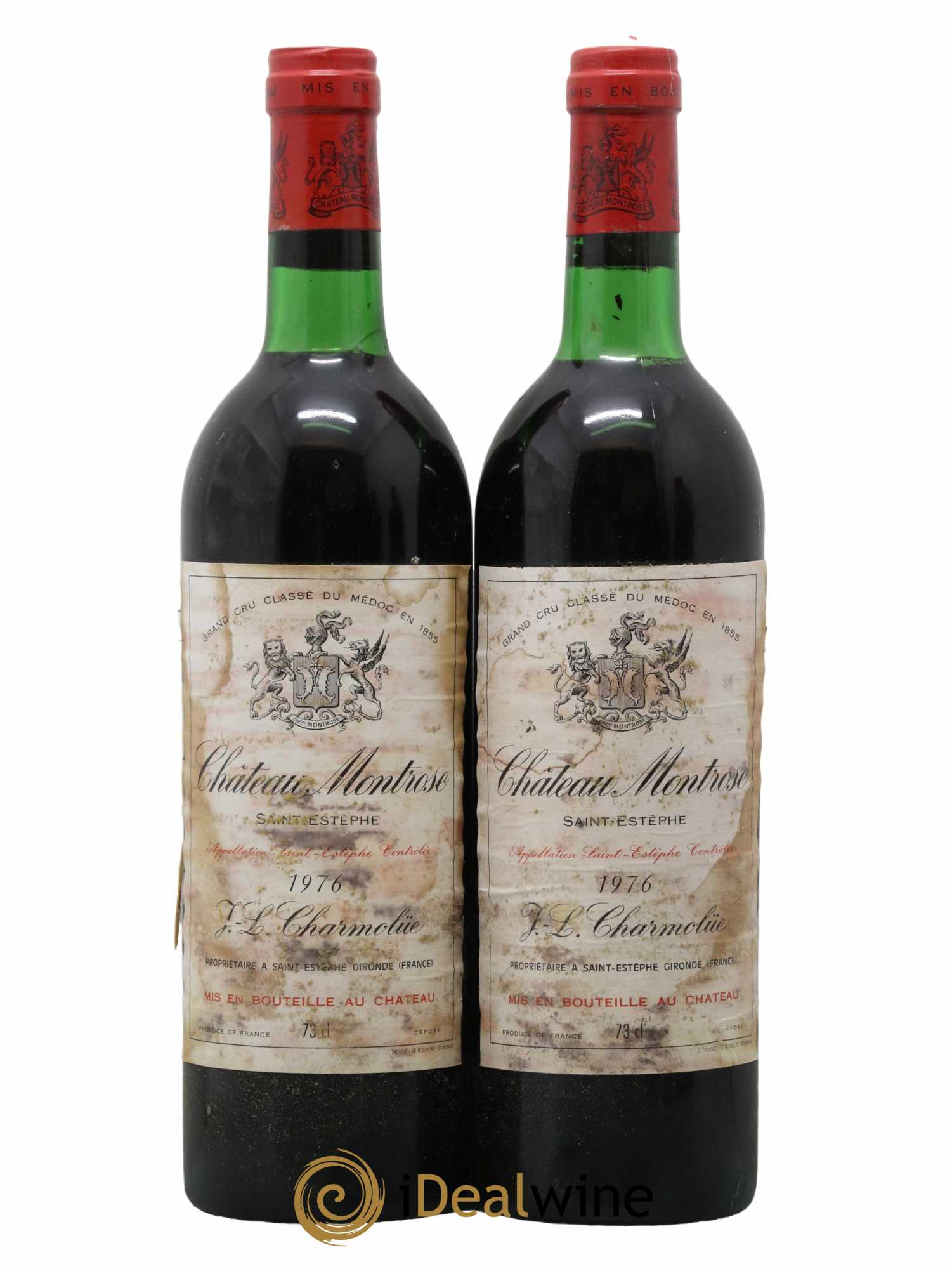 Château Montrose 2ème Grand Cru Classé 1976 - Lot de 2 bouteilles - 0