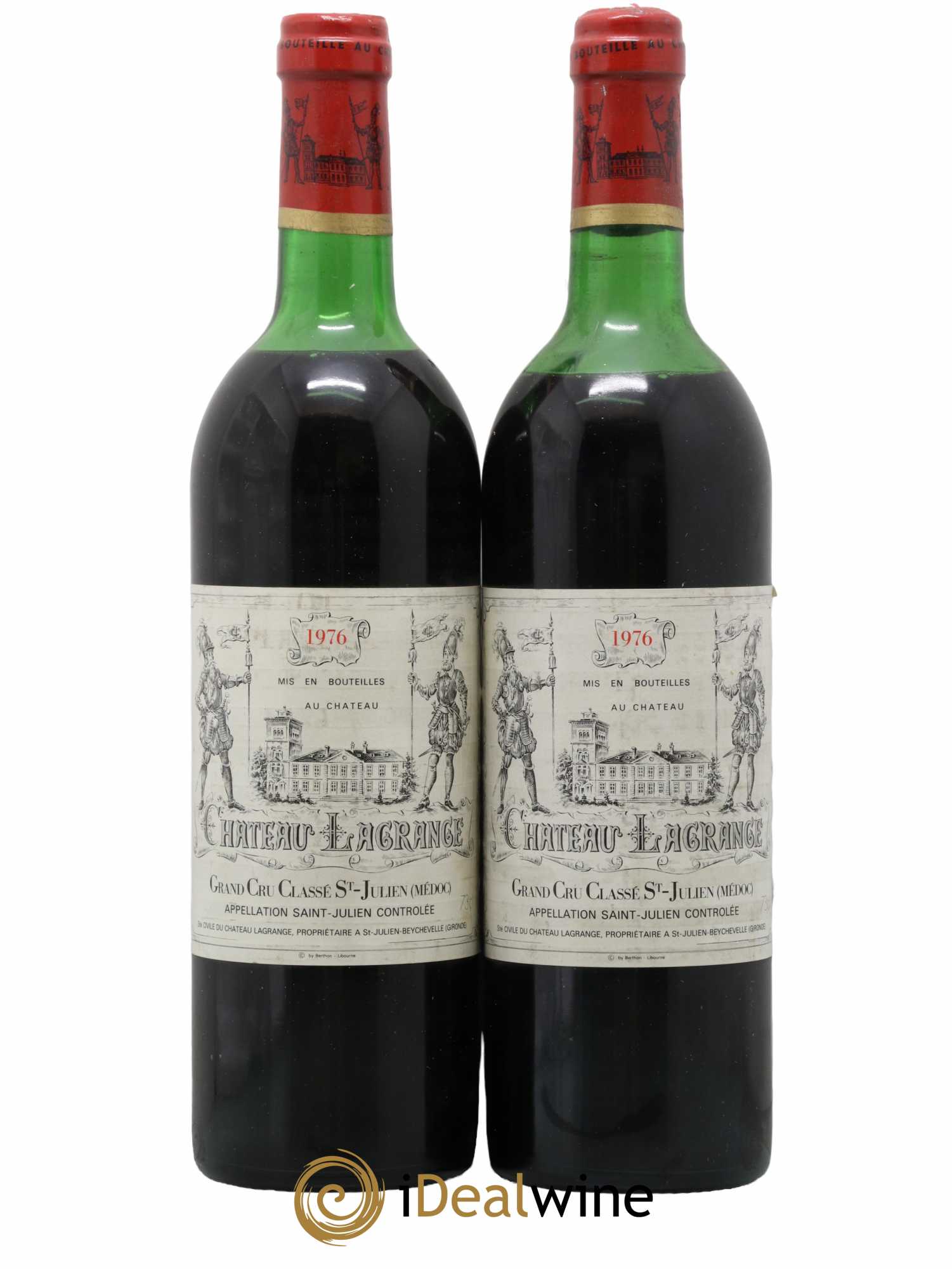 Château Lagrange 3ème Grand Cru Classé 1976 - Lot de 2 bouteilles - 0
