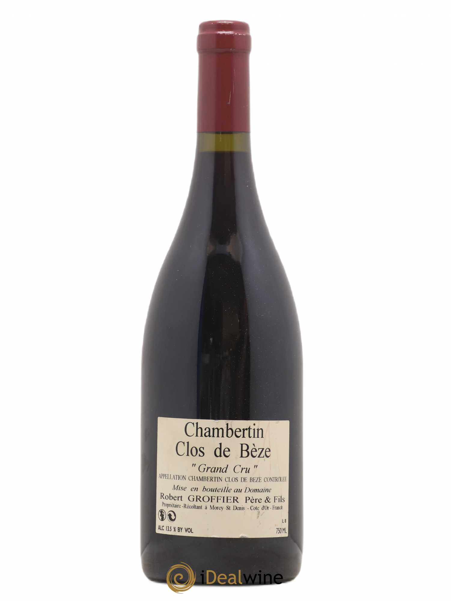 Chambertin Clos de Bèze Grand Cru Robert Groffier Père & Fils (Domaine) 2007 - Lot de 1 bouteille - 1