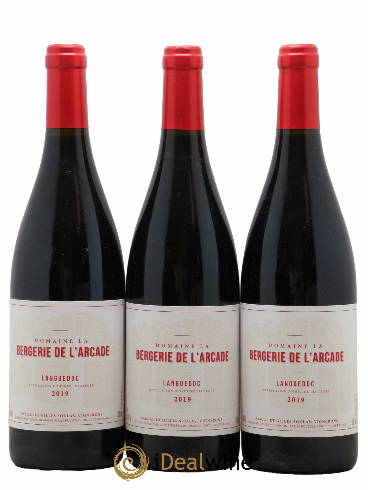 Languedoc La Bergerie de l'Arcade (Domaine) 2019 - Lot de 3 bouteilles - 0