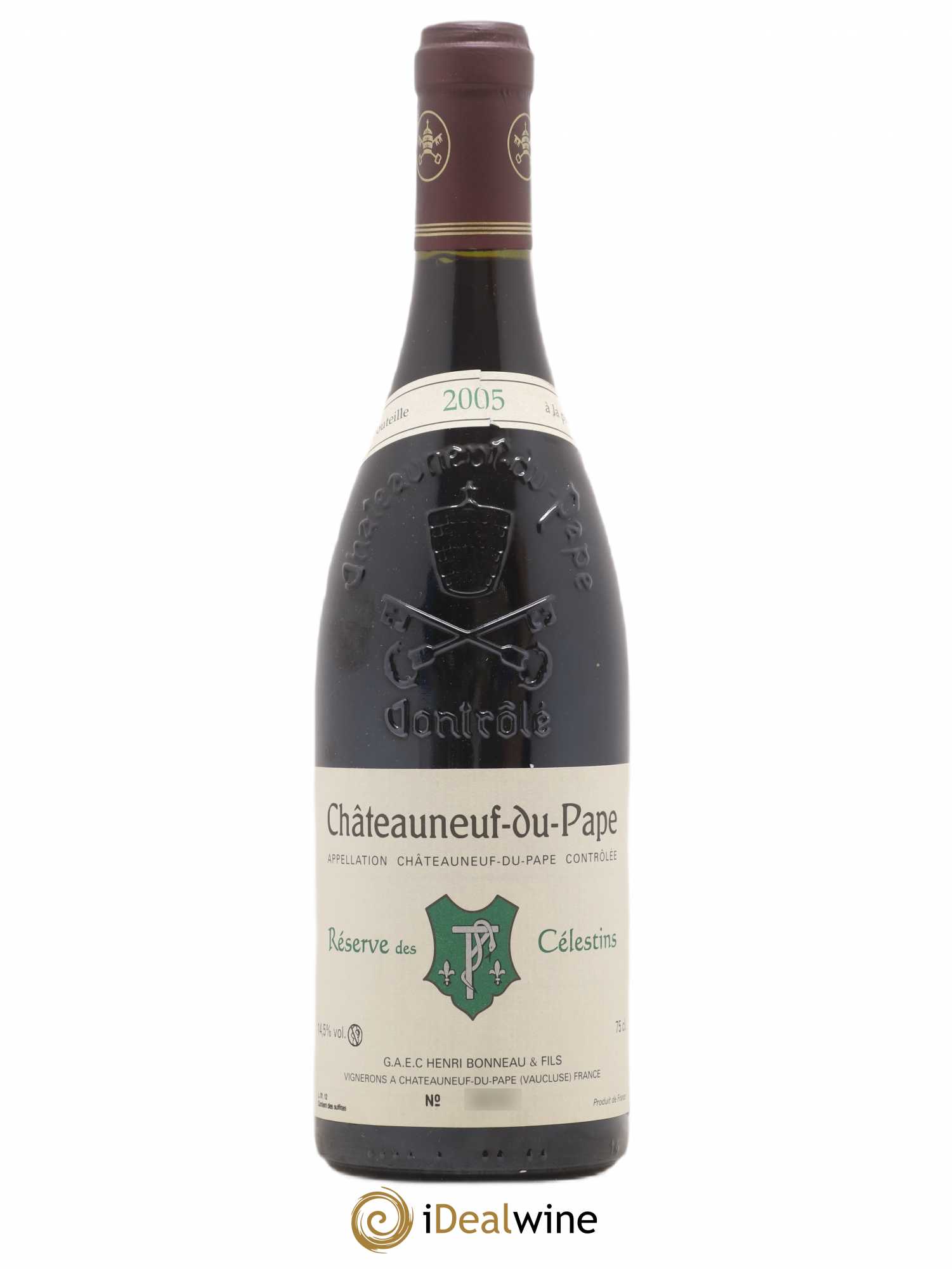 Châteauneuf-du-Pape Réserve des Célestins Henri Bonneau & Fils 2005 - Lot de 1 bouteille - 0