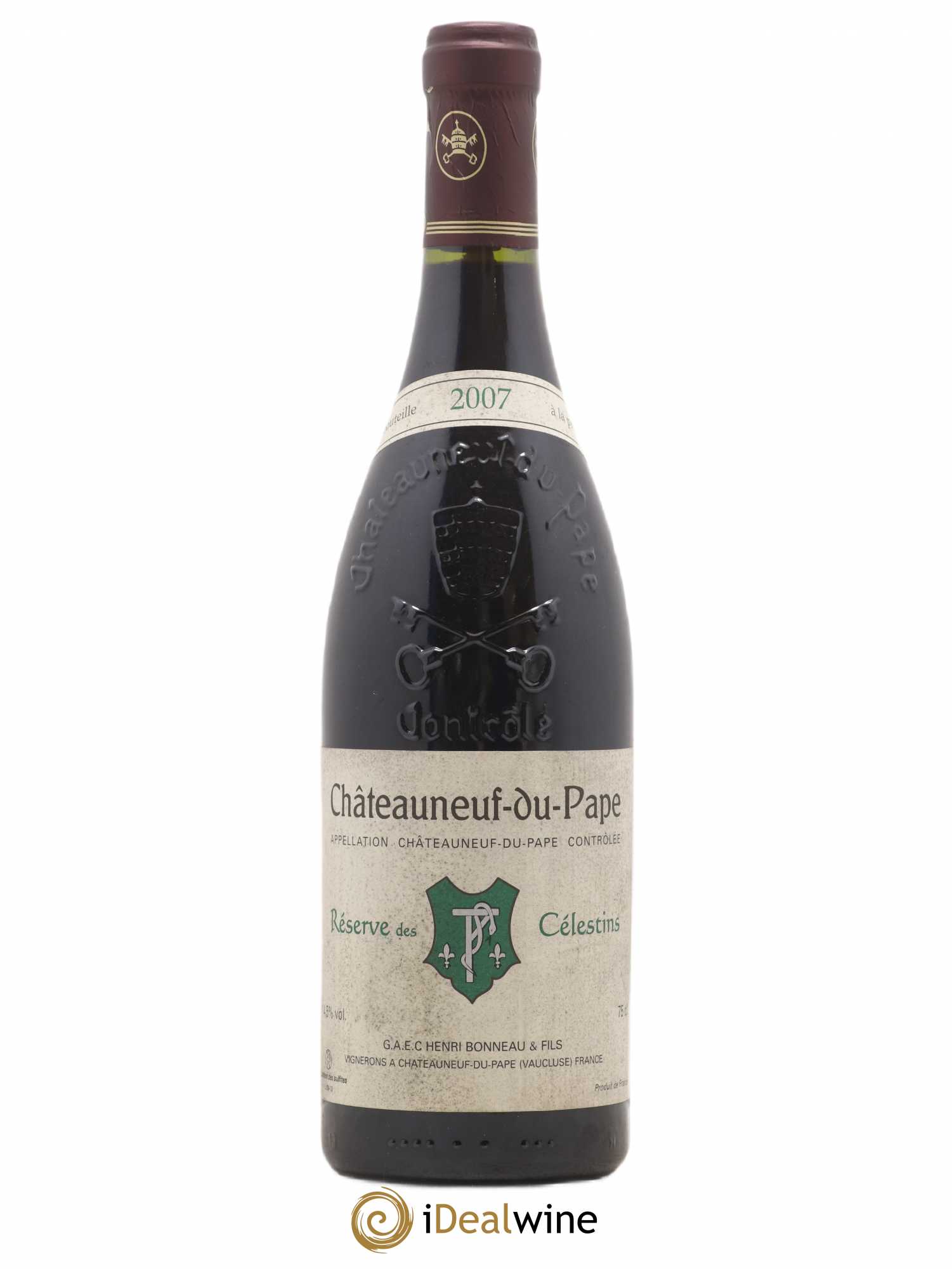 Châteauneuf-du-Pape Réserve des Célestins Henri Bonneau & Fils 2007 - Lot de 1 bouteille - 0
