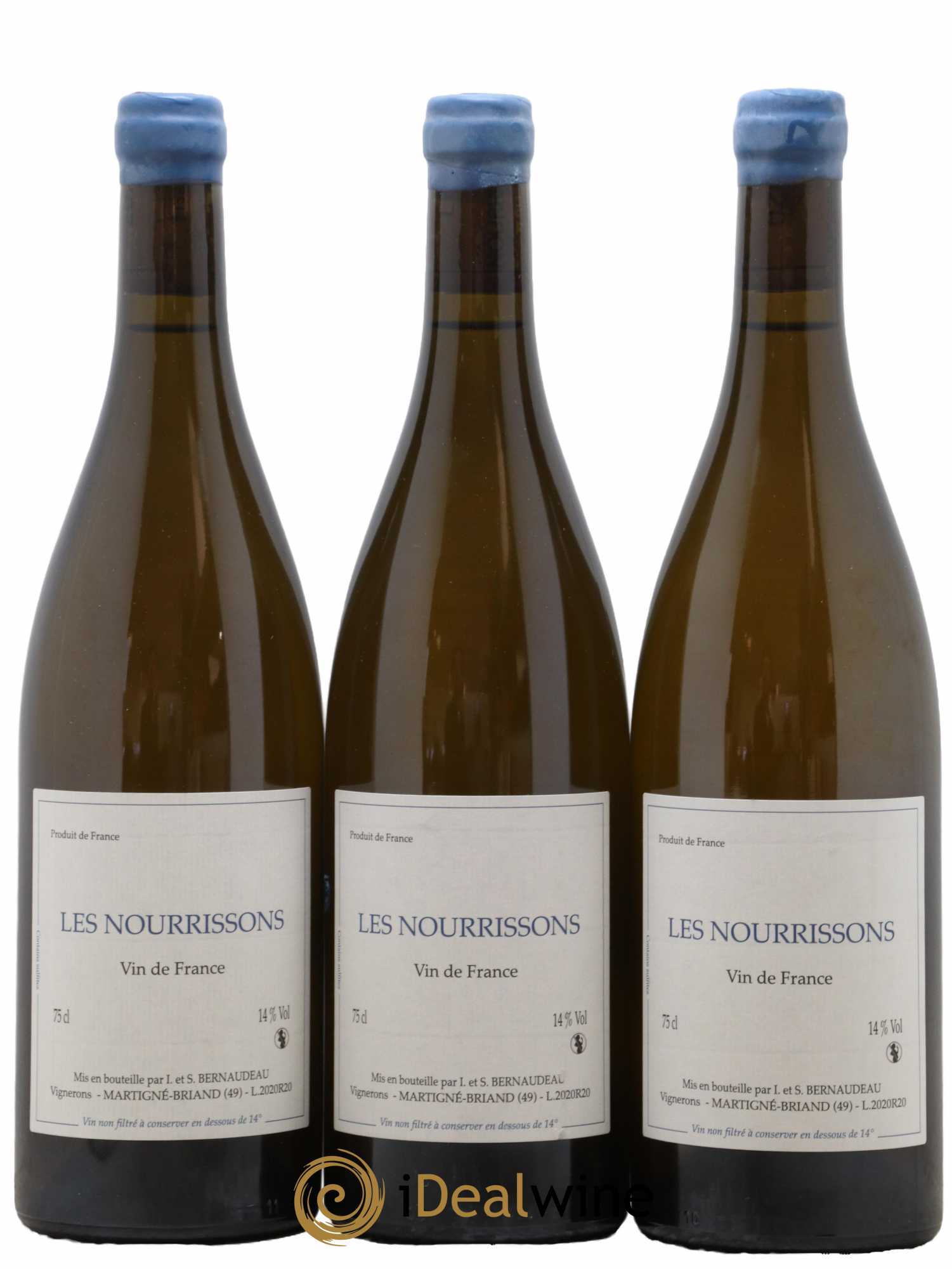 Vin de France Les Nourrissons Stéphane Bernaudeau 2020 - Lot de 3 bouteilles - 0