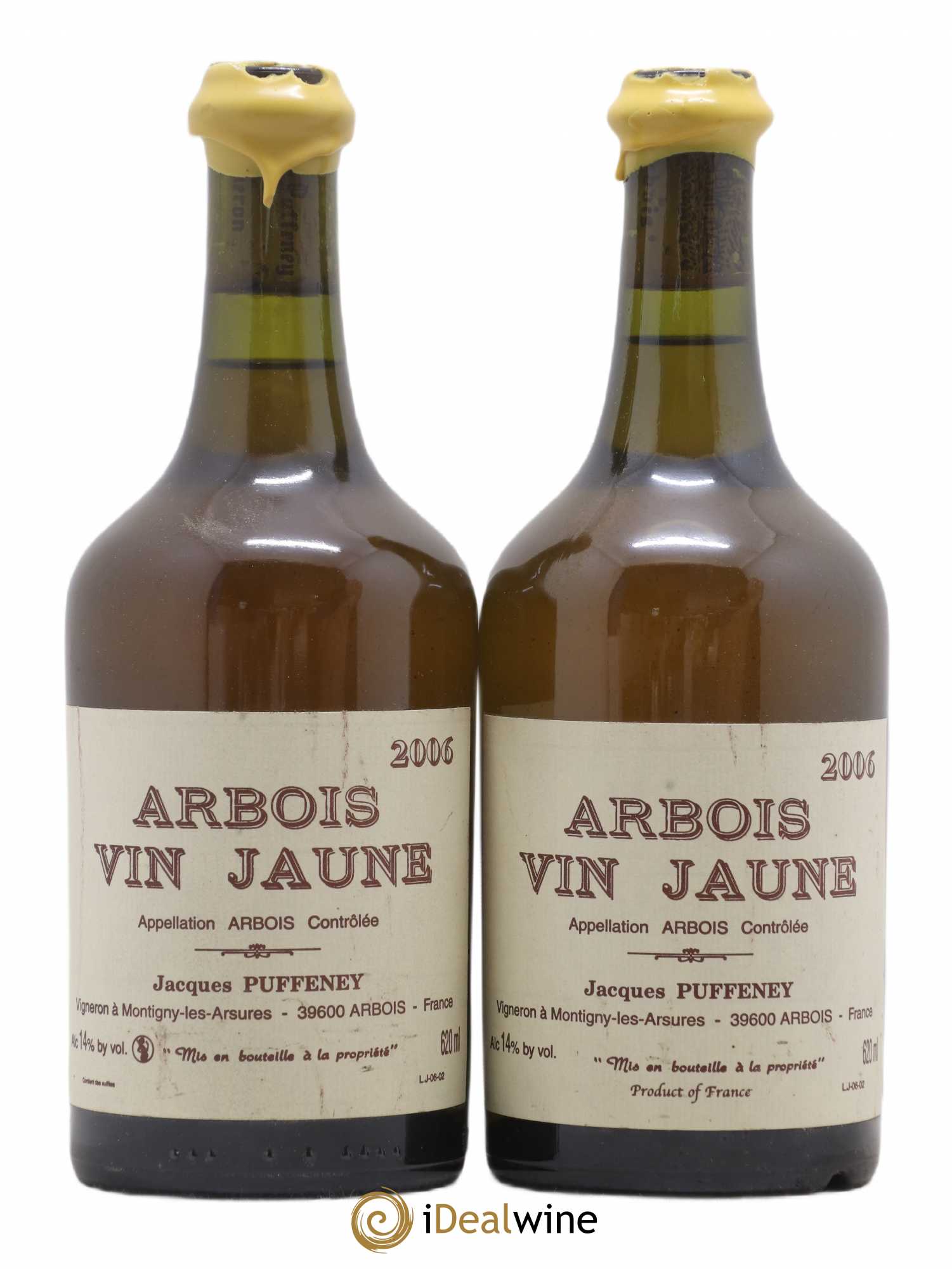 Arbois Vin Jaune Jacques Puffeney 2006 - Lot de 2 bouteilles - 0
