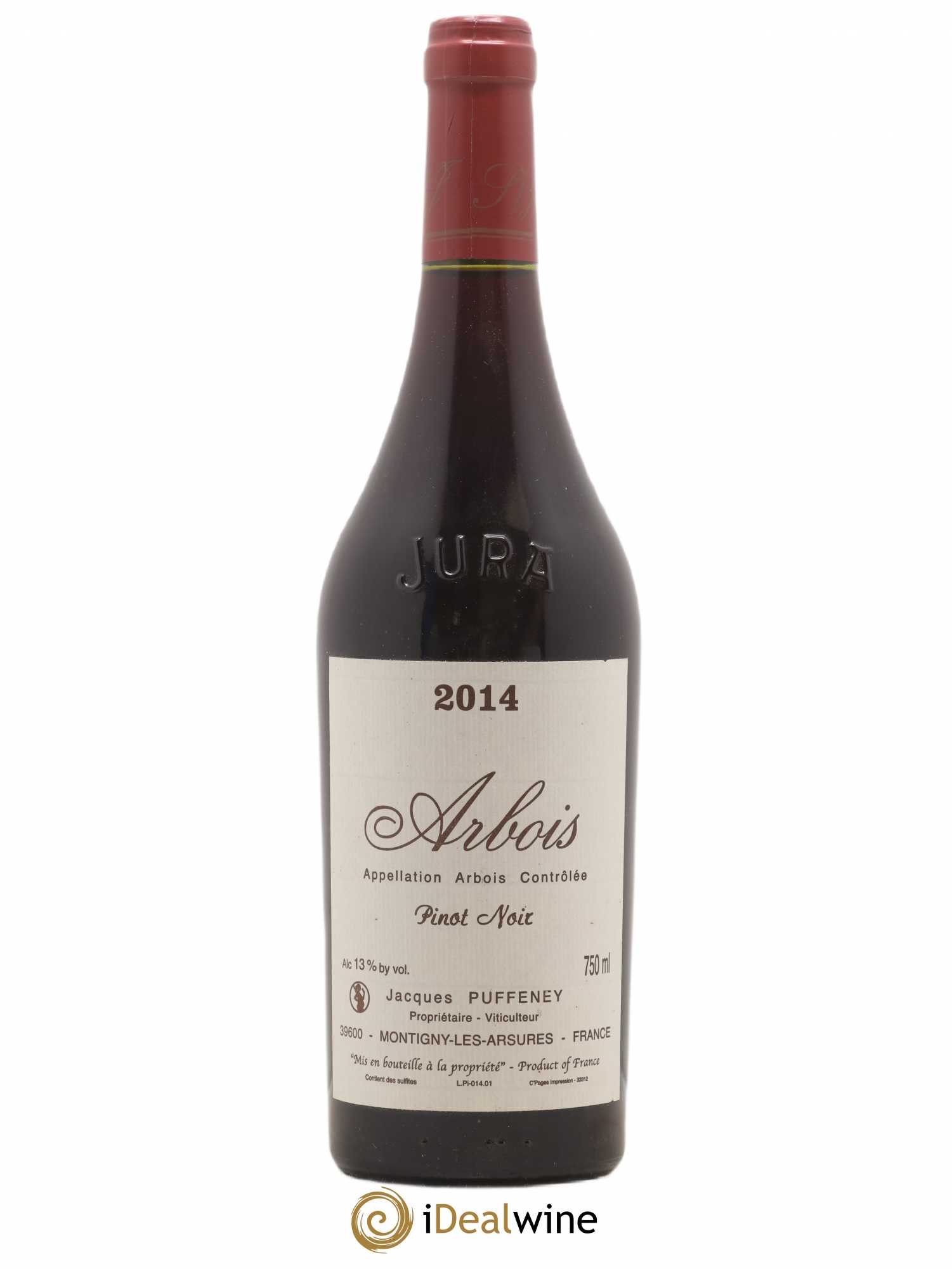 Arbois Pinot Noir Jacques Puffeney 2014 - Lot de 1 bouteille - 0