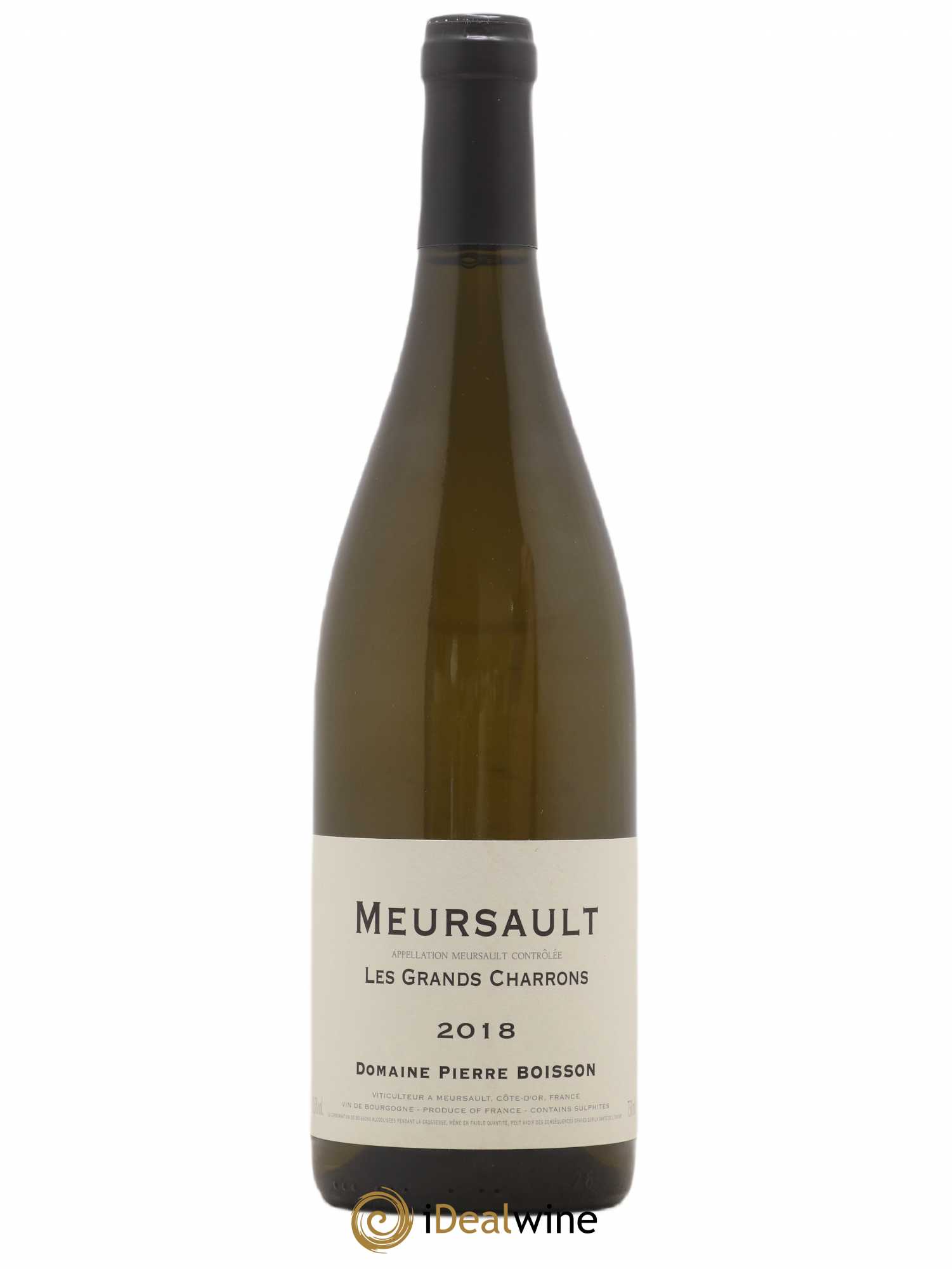 Meursault Les Grands Charrons Pierre Boisson (Domaine) 2018 - Lot de 1 bouteille - 0