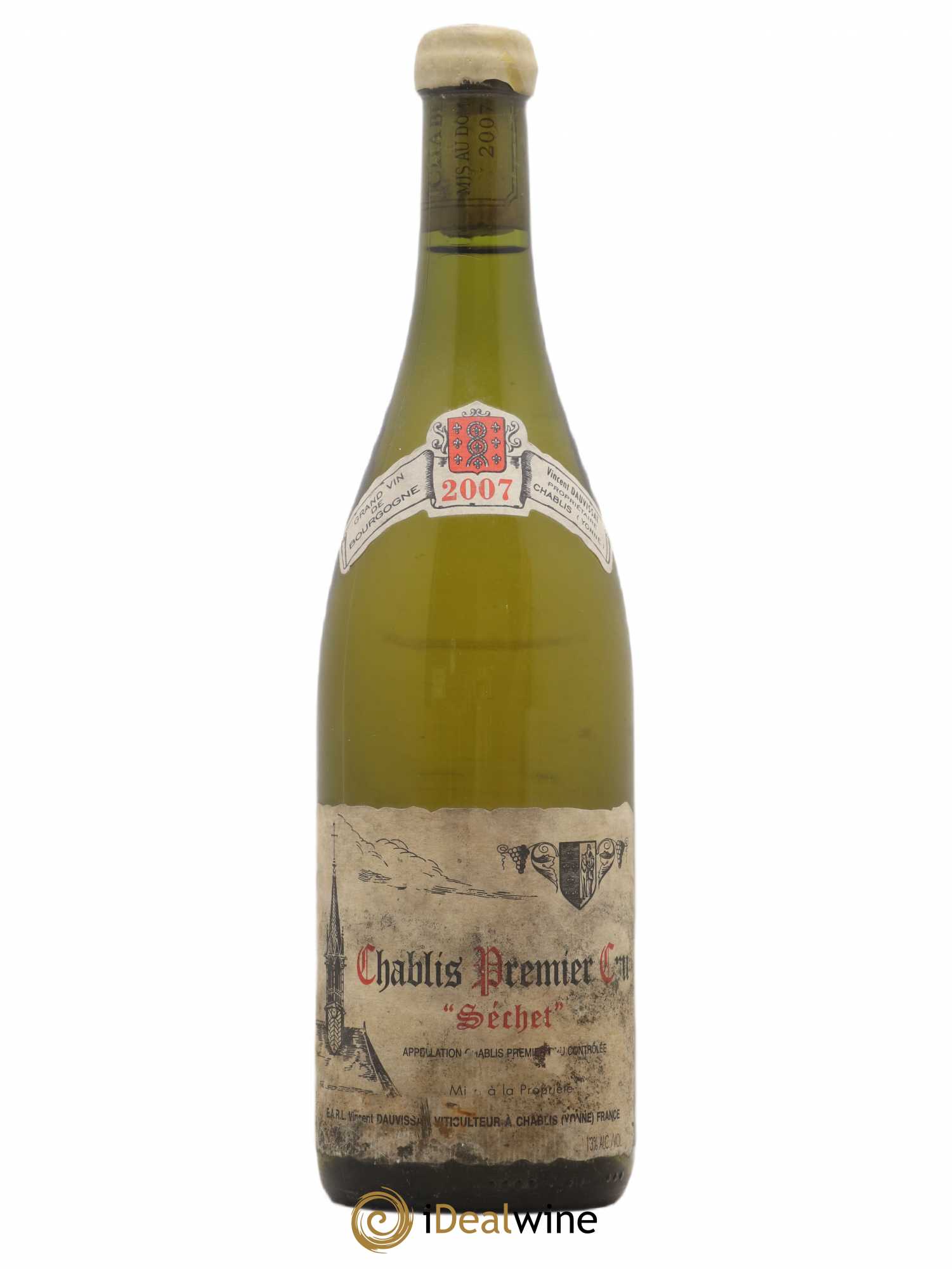 Chablis 1er Cru Séchet Vincent Dauvissat (Domaine) 2007 - Lot de 1 bouteille - 0