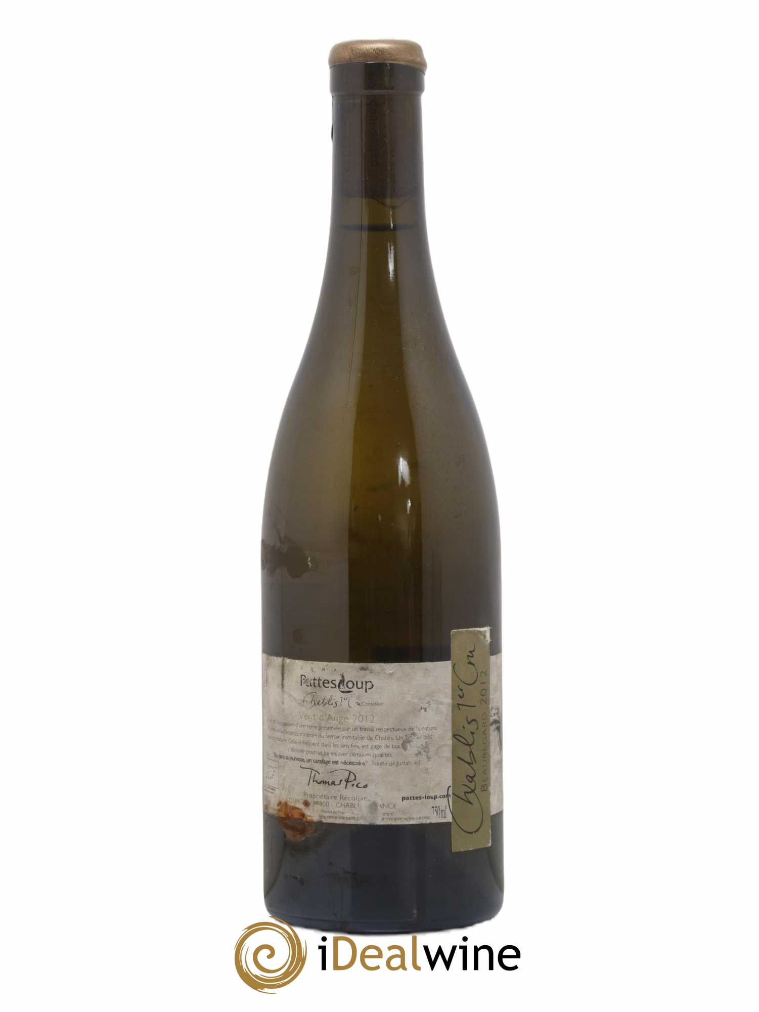 Chablis 1er Cru Beauregard Pattes Loup (Domaine) 2012 - Lot de 1 bouteille - 1