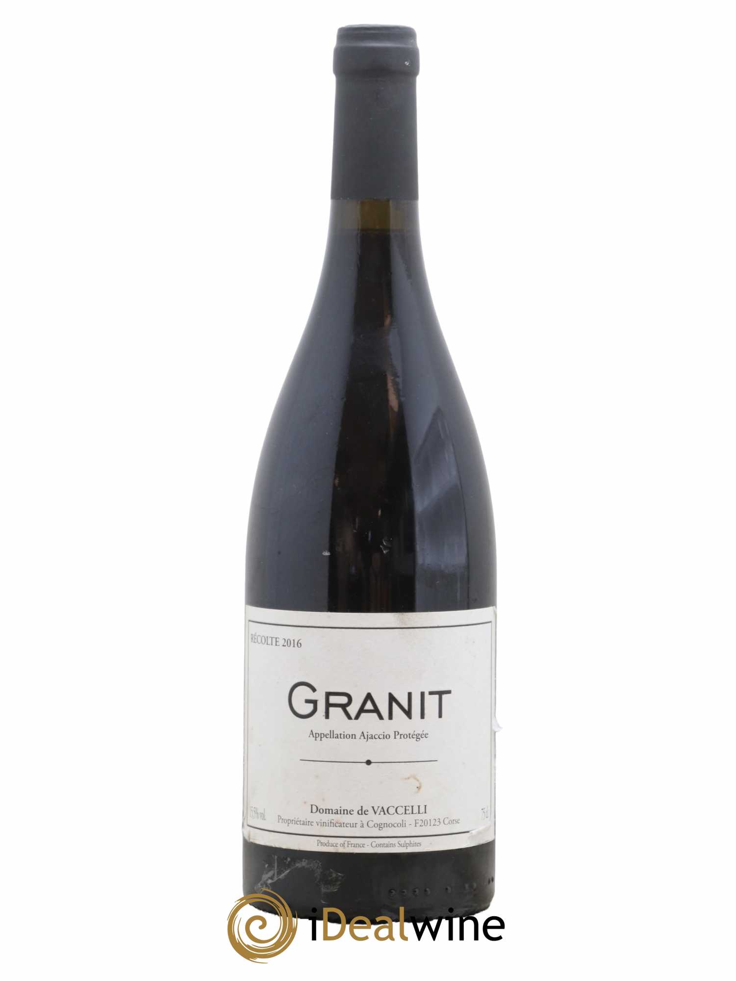 Ajaccio Granit Vaccelli 2016 - Lot de 1 bouteille - 0
