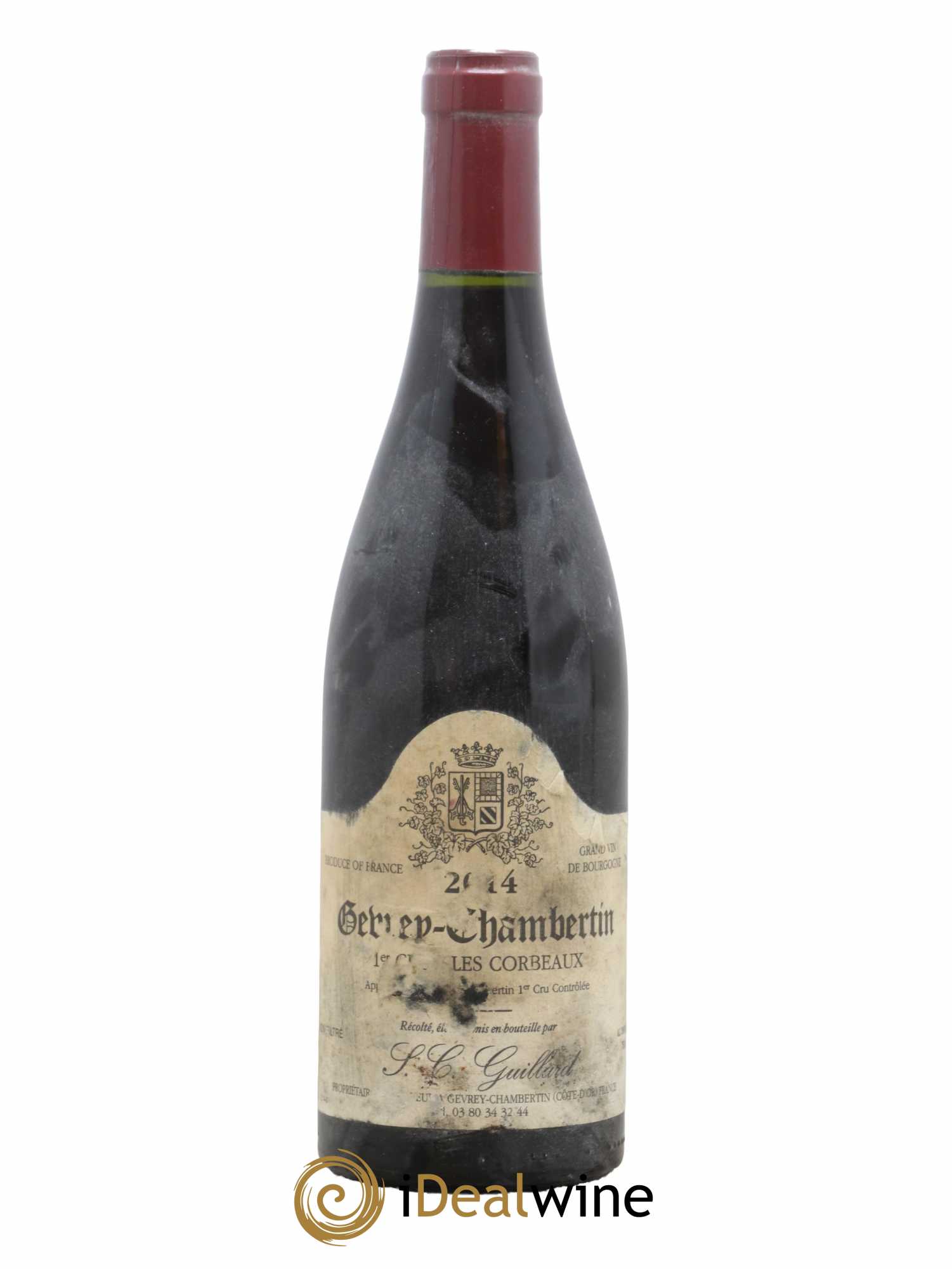 Gevrey-Chambertin 1er Cru Les Corbeaux Domaine Guillard 2014 - Lot de 1 bouteille - 0