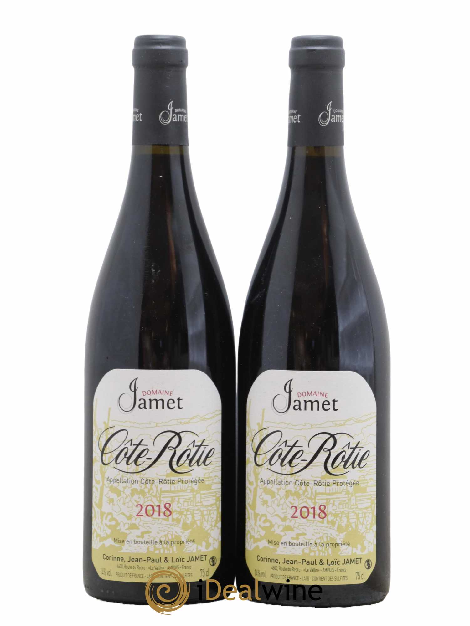 Côte-Rôtie Jamet (Domaine) 2018 - Lot de 2 bouteilles - 0