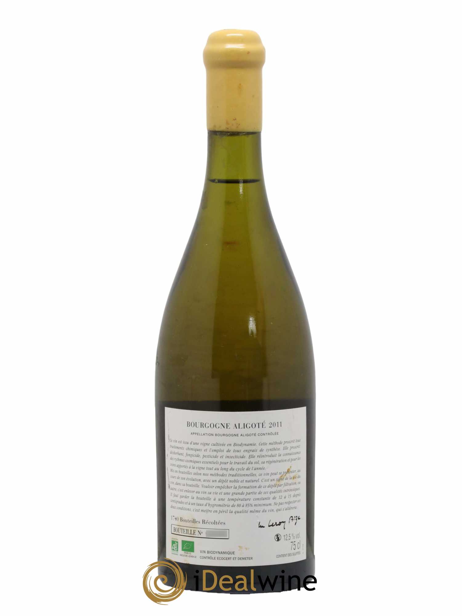Bourgogne Aligoté Sous Chatelet d'Auvenay (Domaine) 2011 - Lot de 1 bouteille - 1