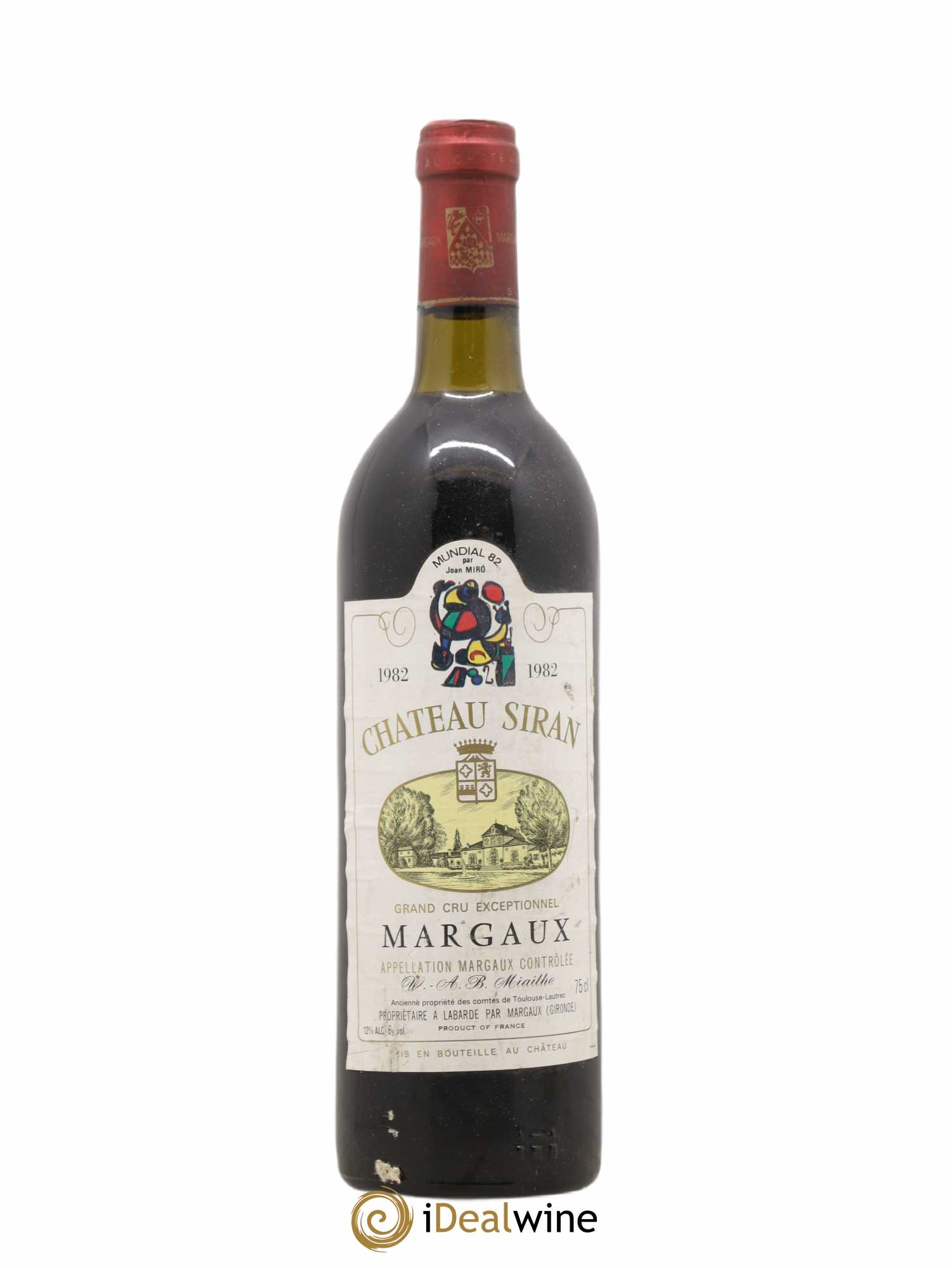 Château Siran 1982 - Lot de 1 bouteille - 0